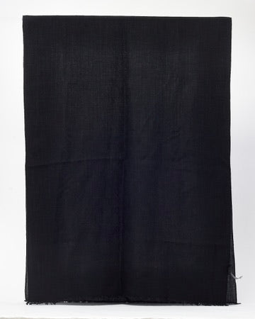 Gucci Black GG Monogram Jacquard Wool and Silk Blend Scarf