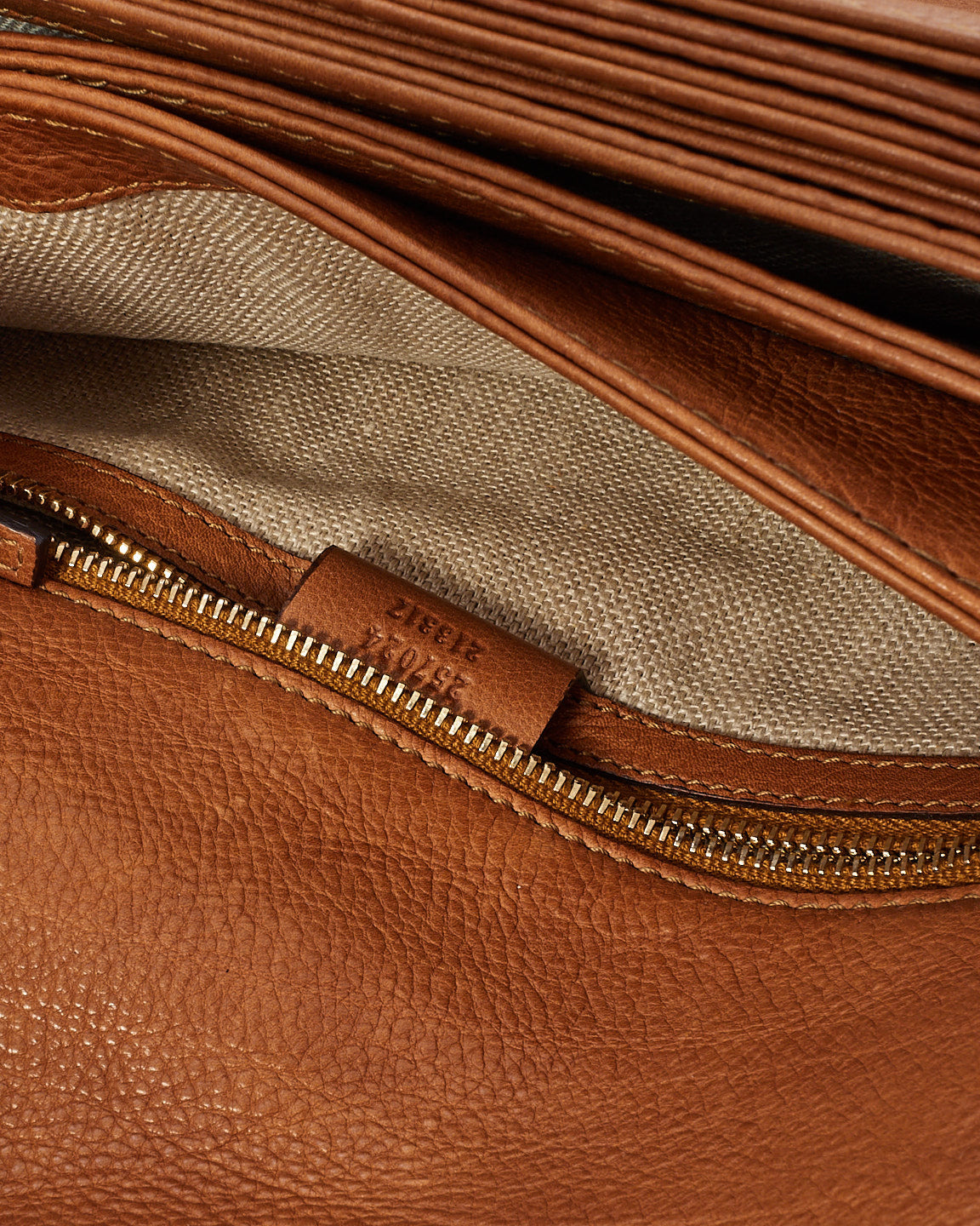 Gucci Tan GG Monogram Canvas Marrakech Messenger Bag