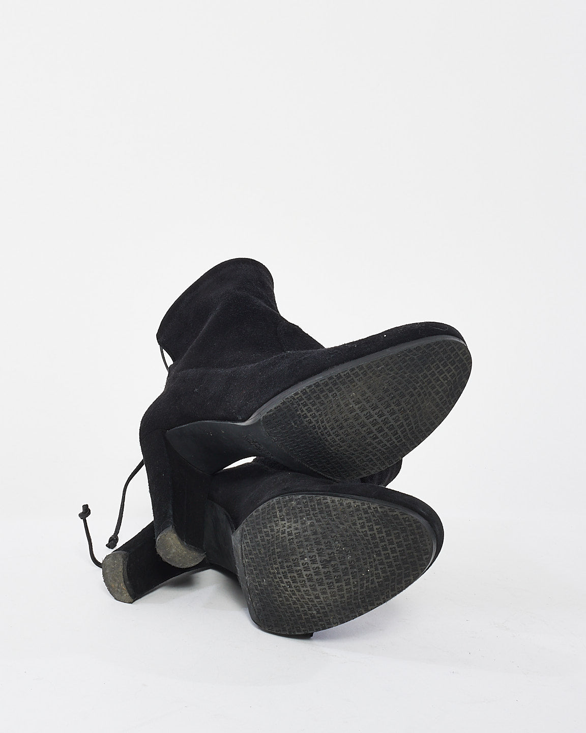 Stuart Weitzman Bottines en daim noir - 7