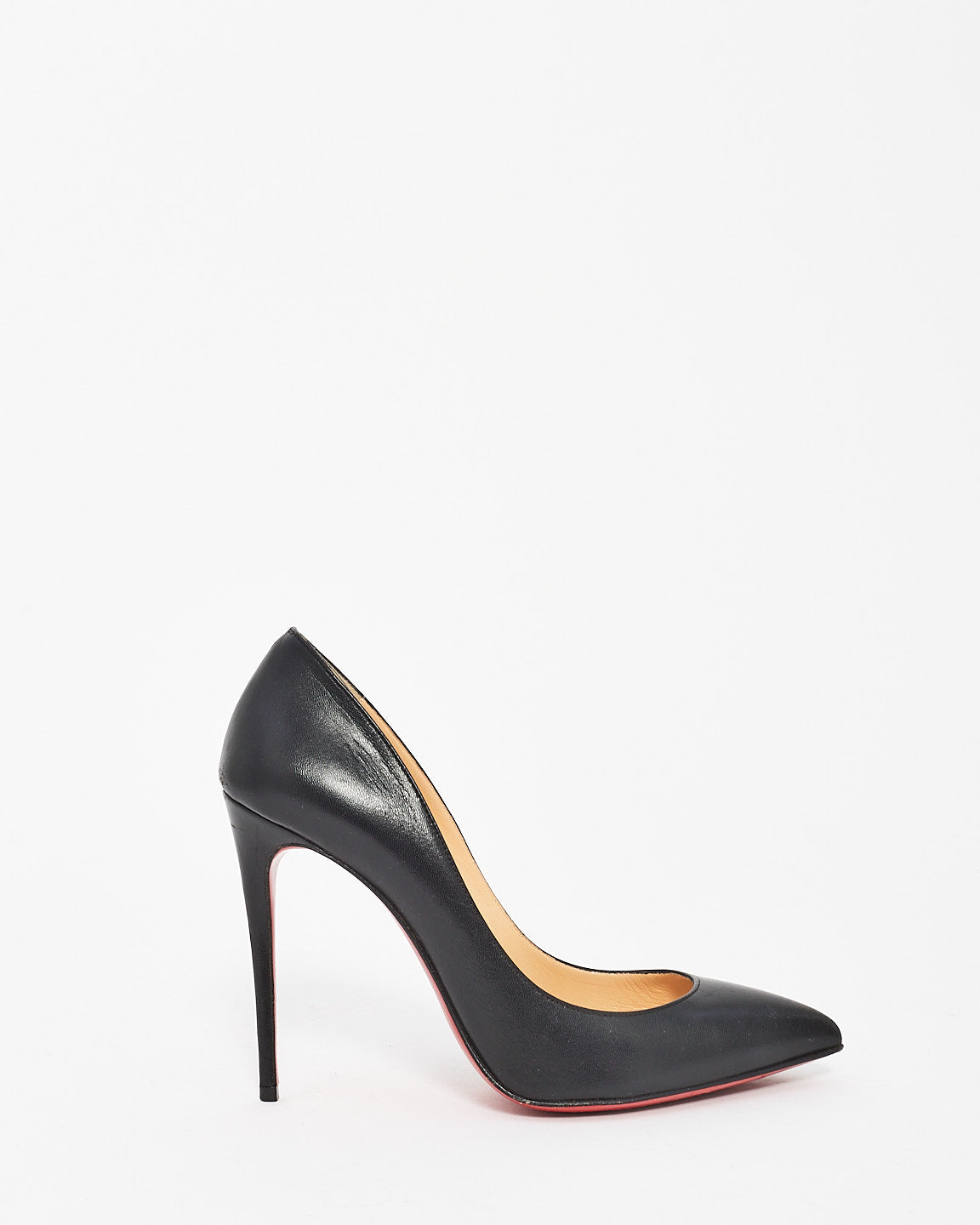 Explore a Christian Louboutin Black Leather So Kate Pumps - 37.5 