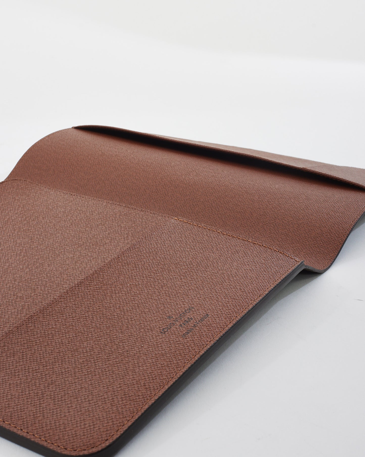 Couverture d'agenda de bureau en toile monogramme Louis Vuitton