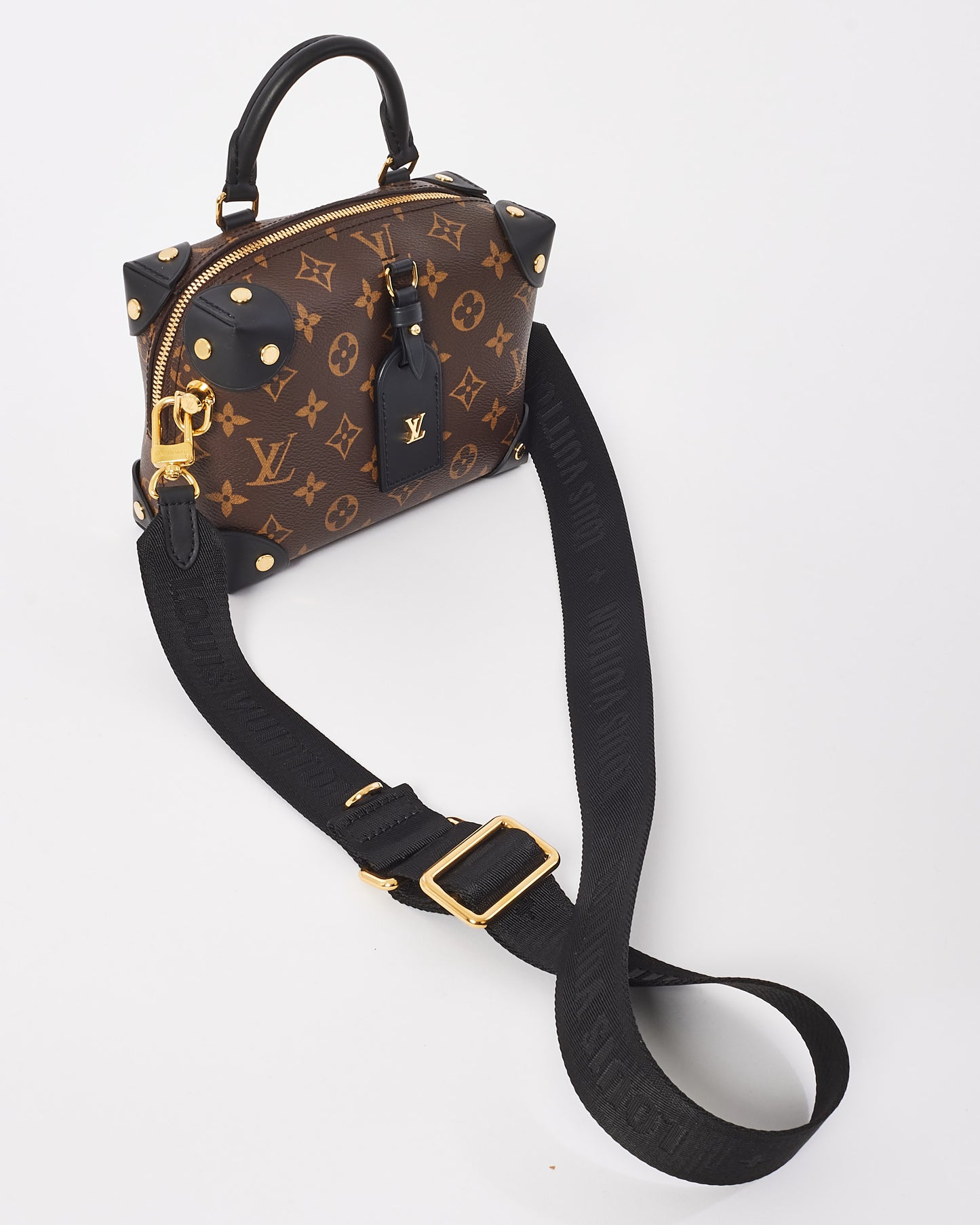 Louis Vuitton Monogram Canvas Petite Malle Souple Shoulder Bag