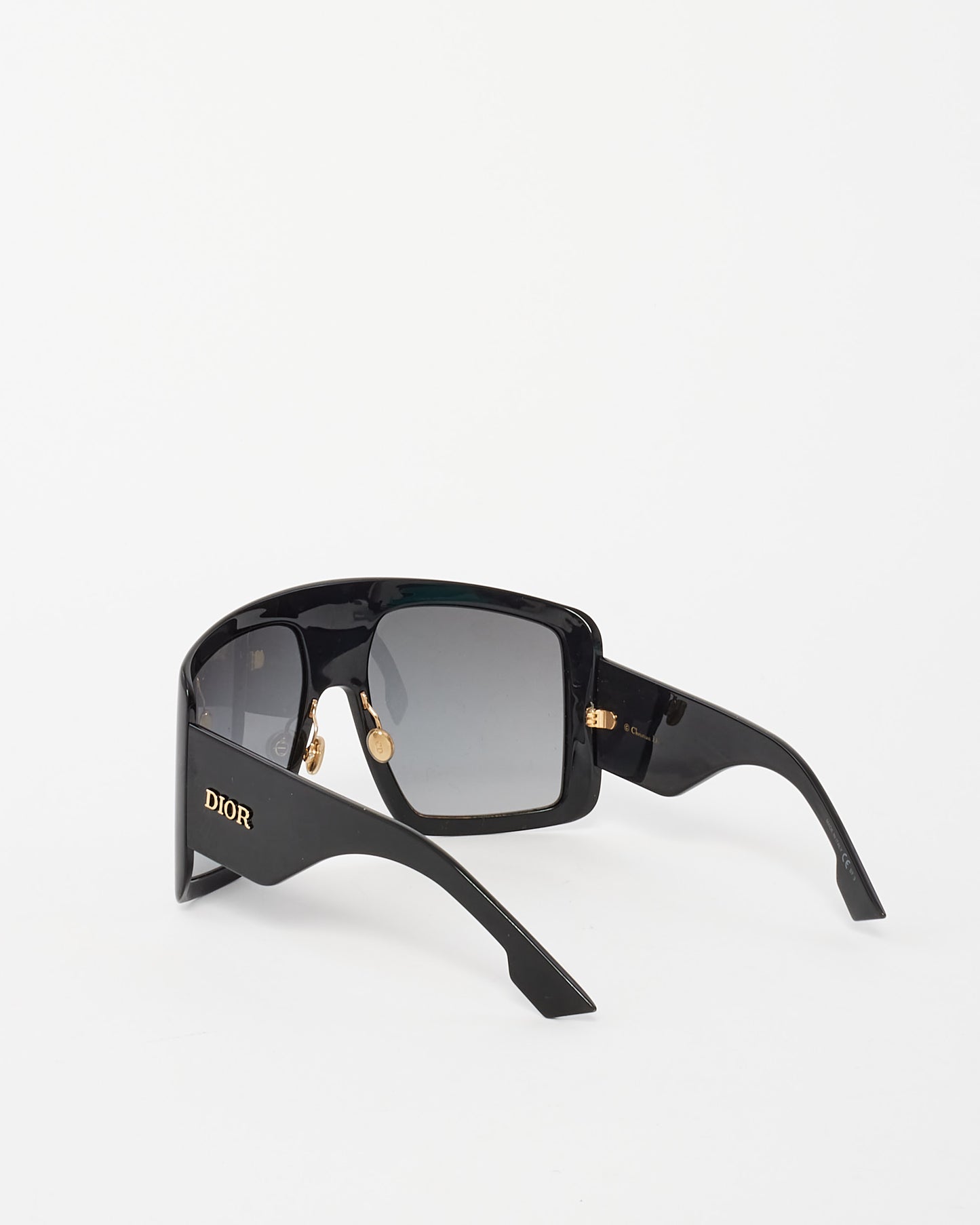 Dior Black Acetate So Light 1 Shield Sunglasses