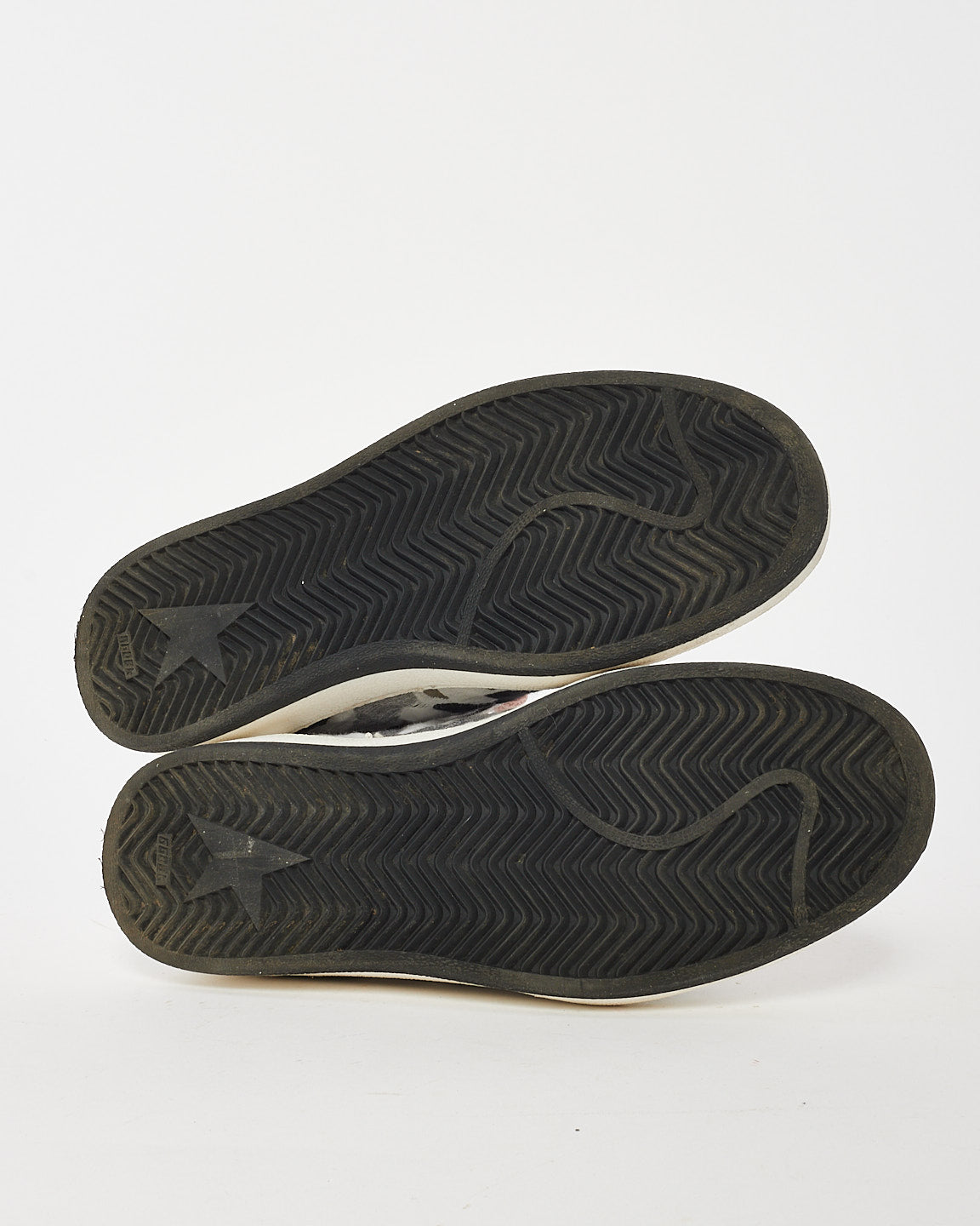 Golden Goose Pink & Grey Camo Ball Star Sneaker - 36