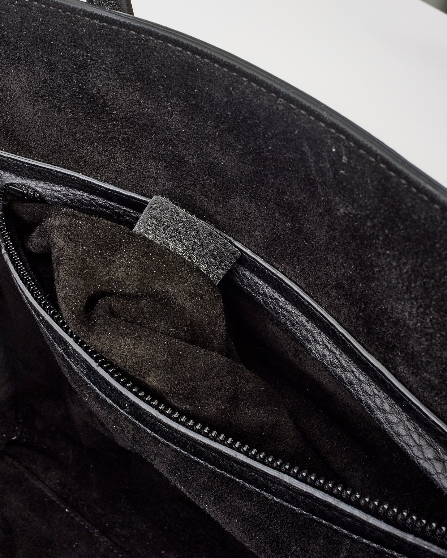 Sac fourre-tout moyen Phantom Bagage en cuir noir Celine