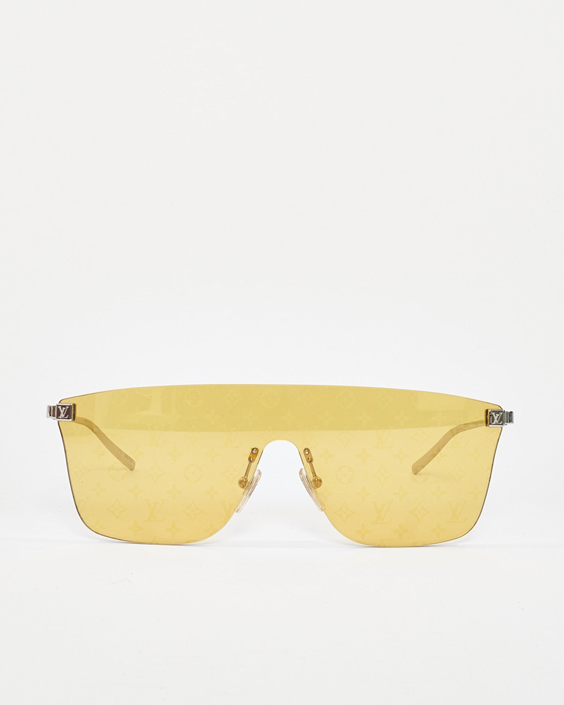 Explore a Louis Vuitton Yellow Monogram Showdown Shield Sunglasses