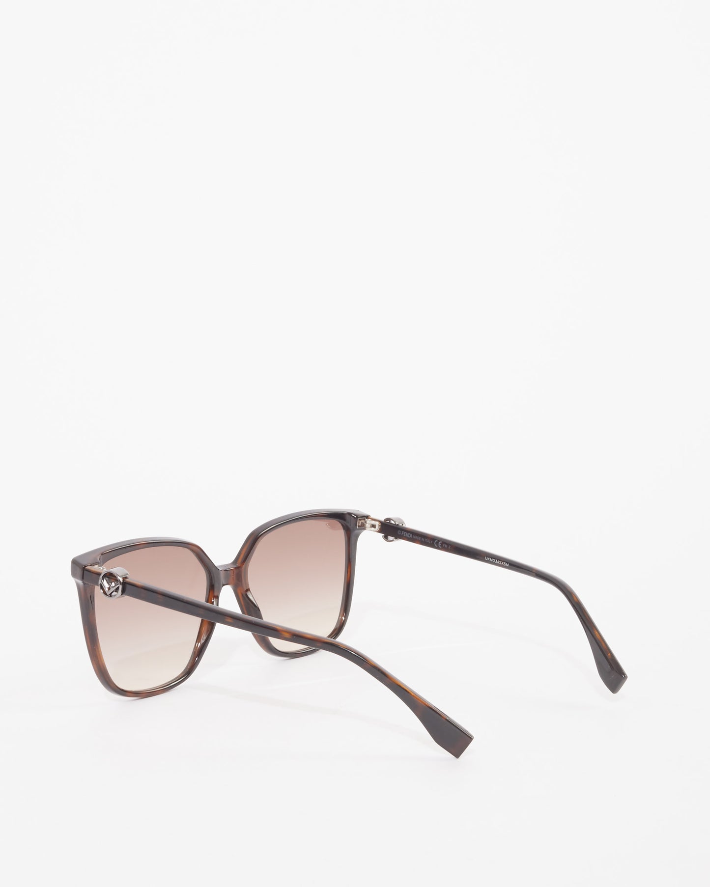 Fendi Black & Tortoise Oversized Square Frame FF0318/S Sunglasses