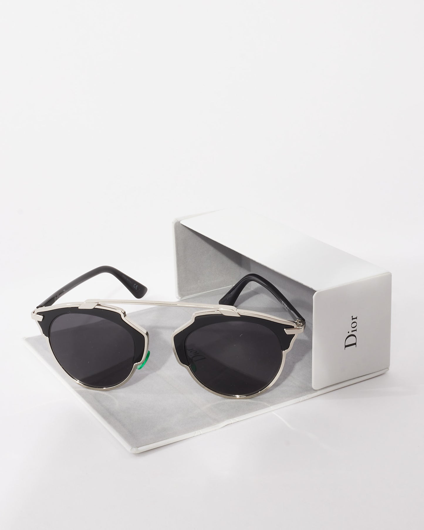 Dior Black/ Silver "So Real" Sunglasses
