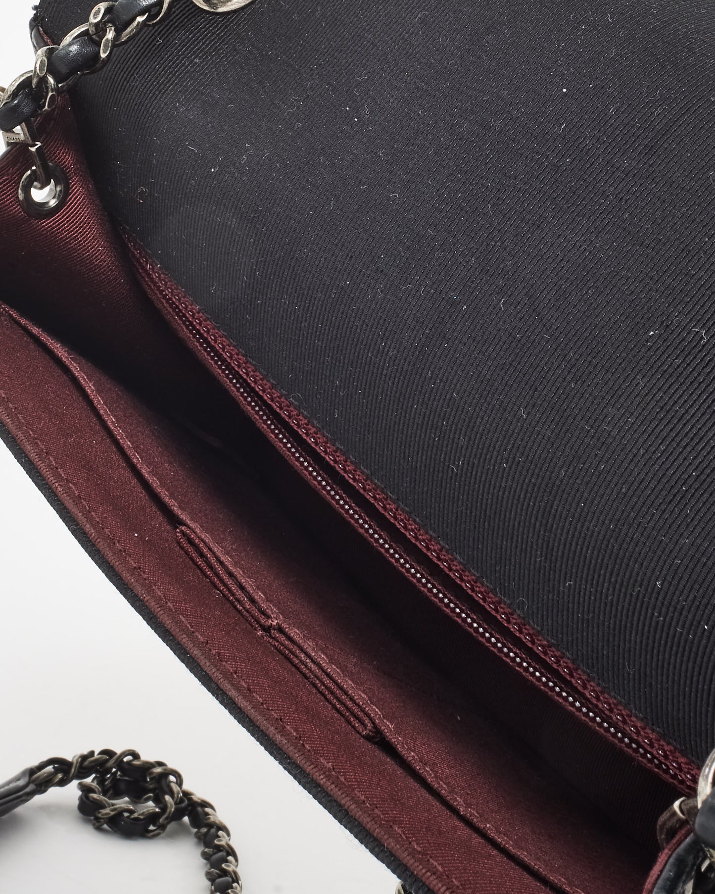 Chanel Black Lambskin Ballerina Flap Crossbody Bag