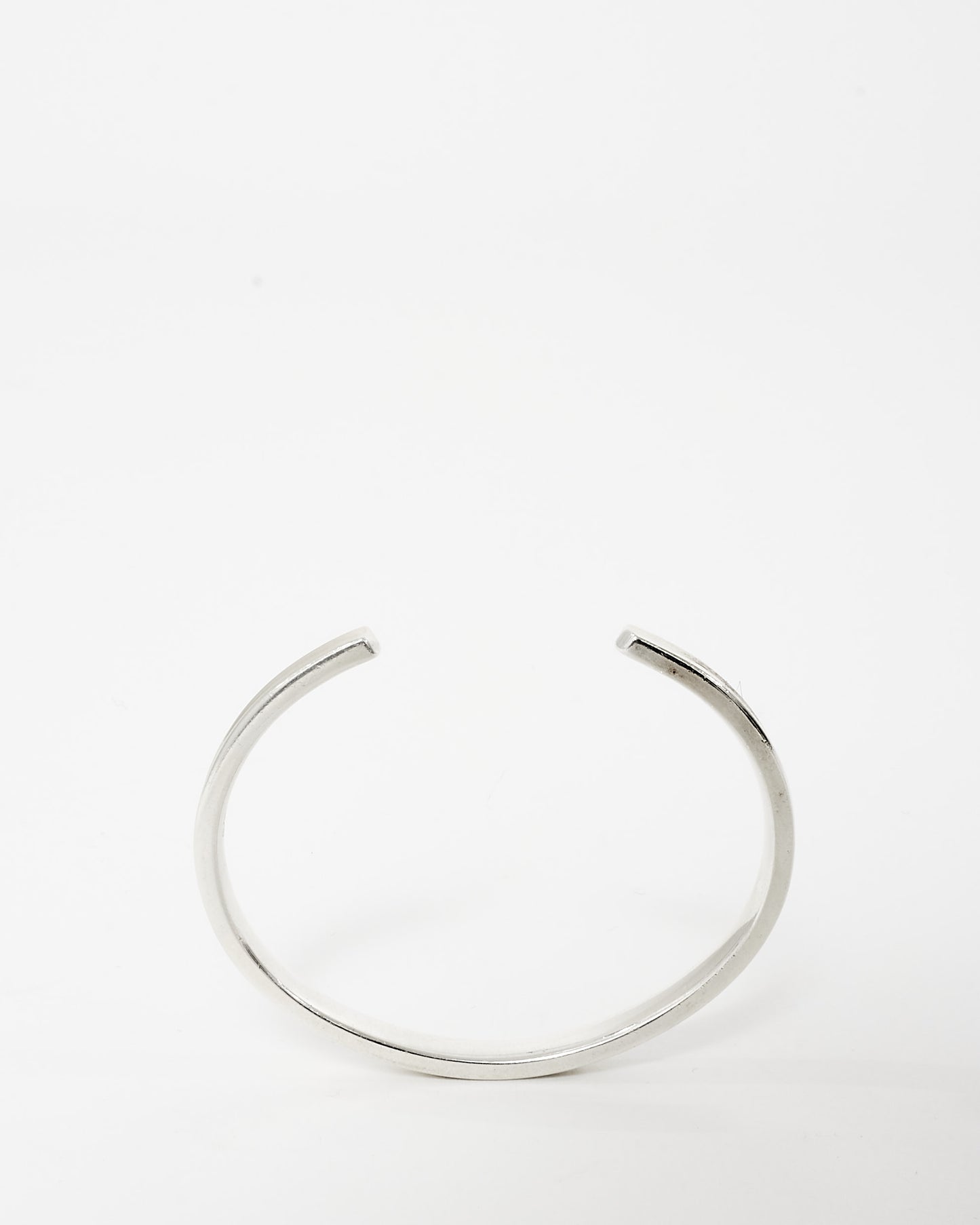 Tiffany & Co. Silver T & Co. Bangle Bracelet