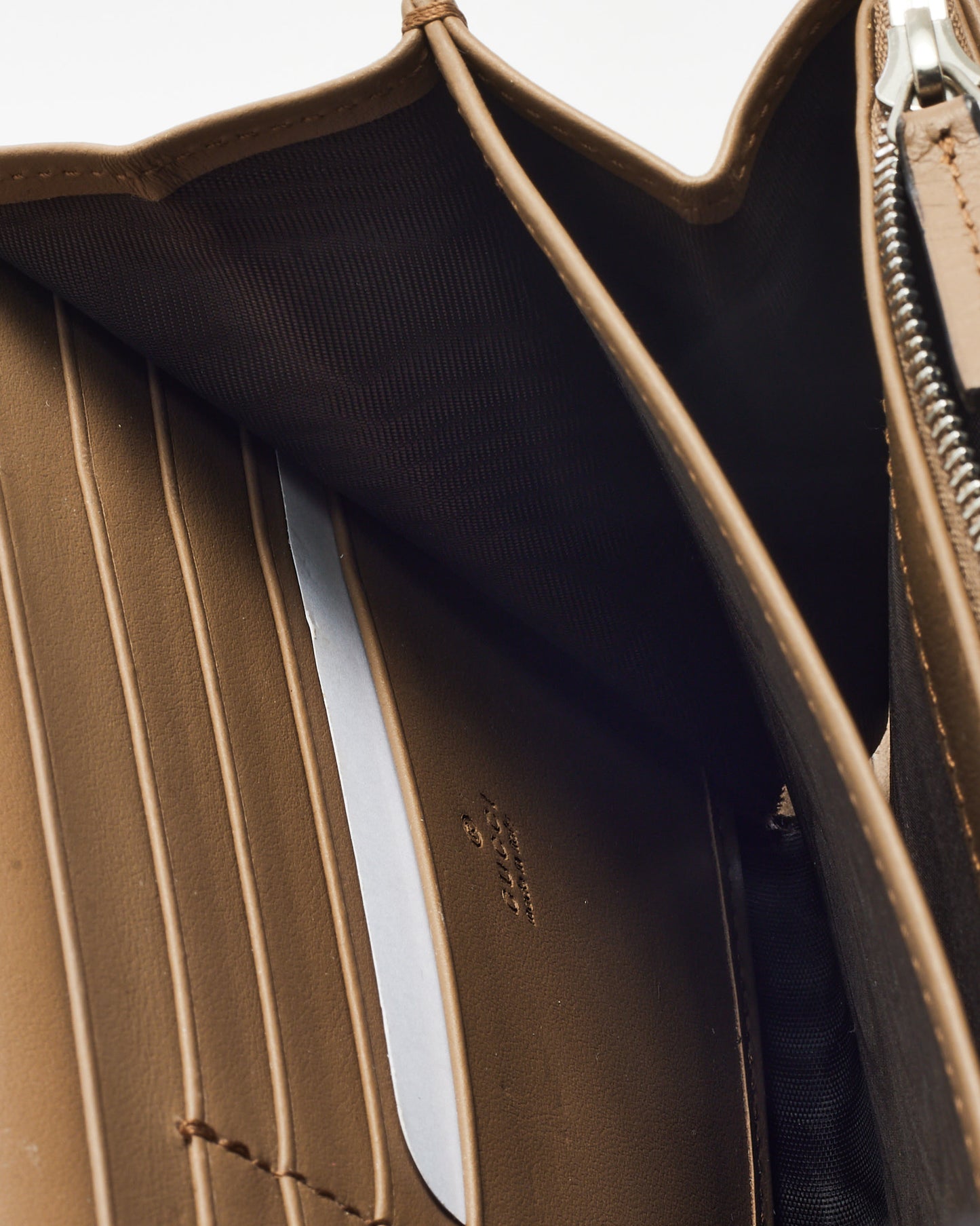 Gucci Beige & Ebony Monogram GG Supreme Canvas Dionysus WOC Crossbody Bag