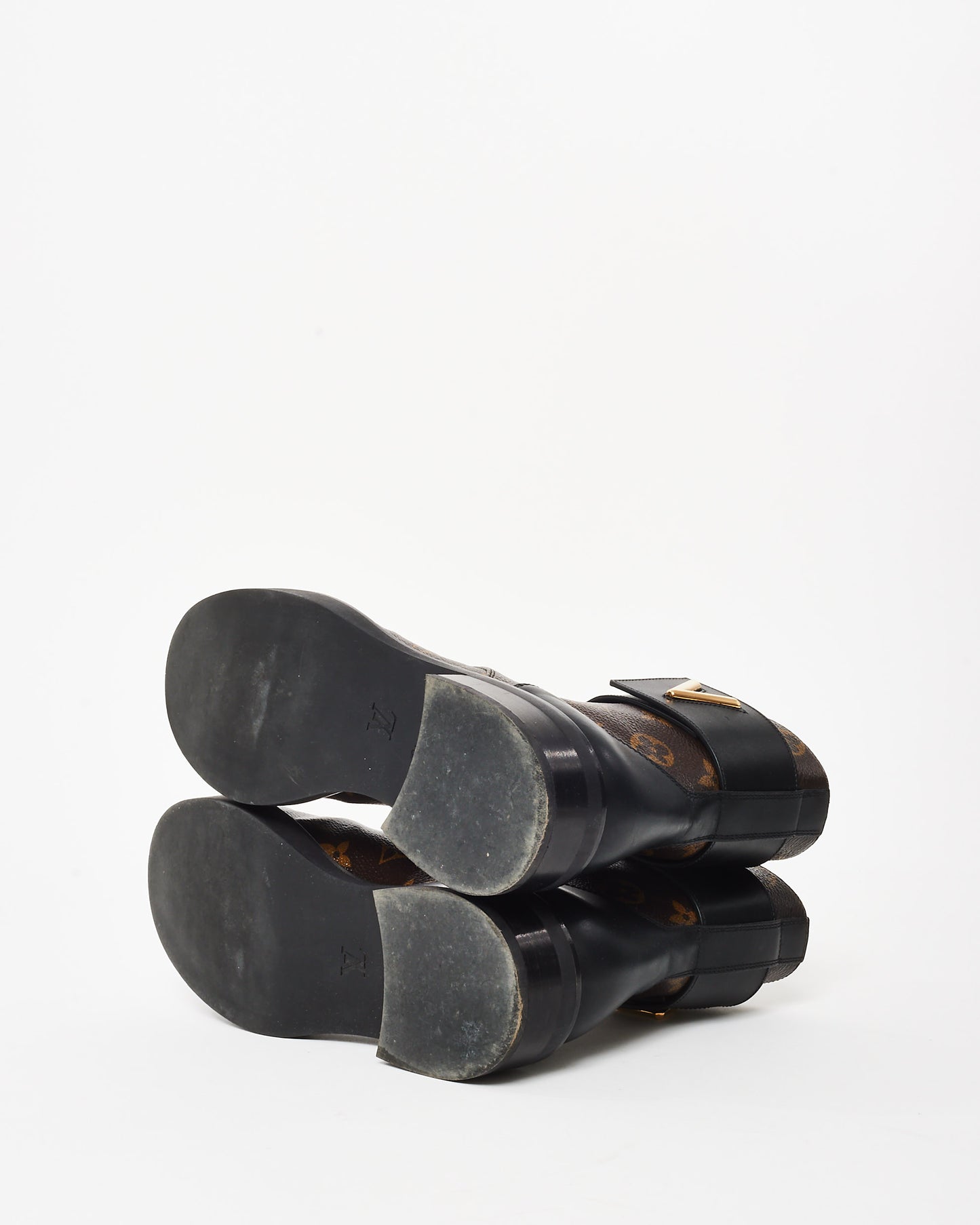 Louis Vuitton Monogram Coated Canvas Wonderland Flat Ranger Boots - 36