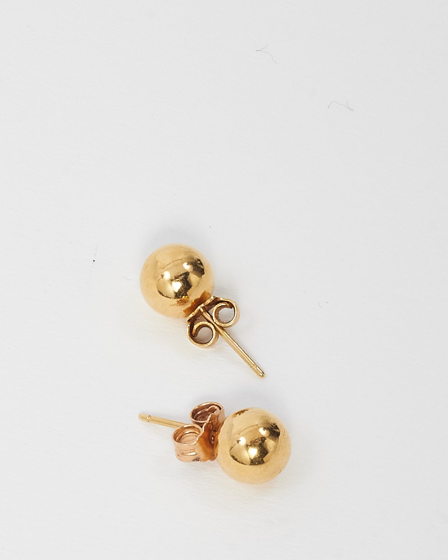 Tiffany & Co. 18k Gold HardWear Ball Earrings