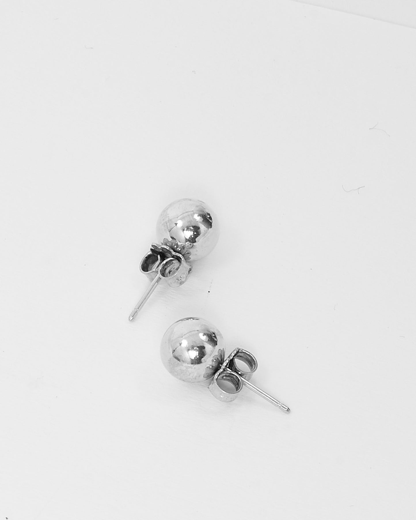 Tiffany & Co. Sterling Silver HardWear Ball Earrings