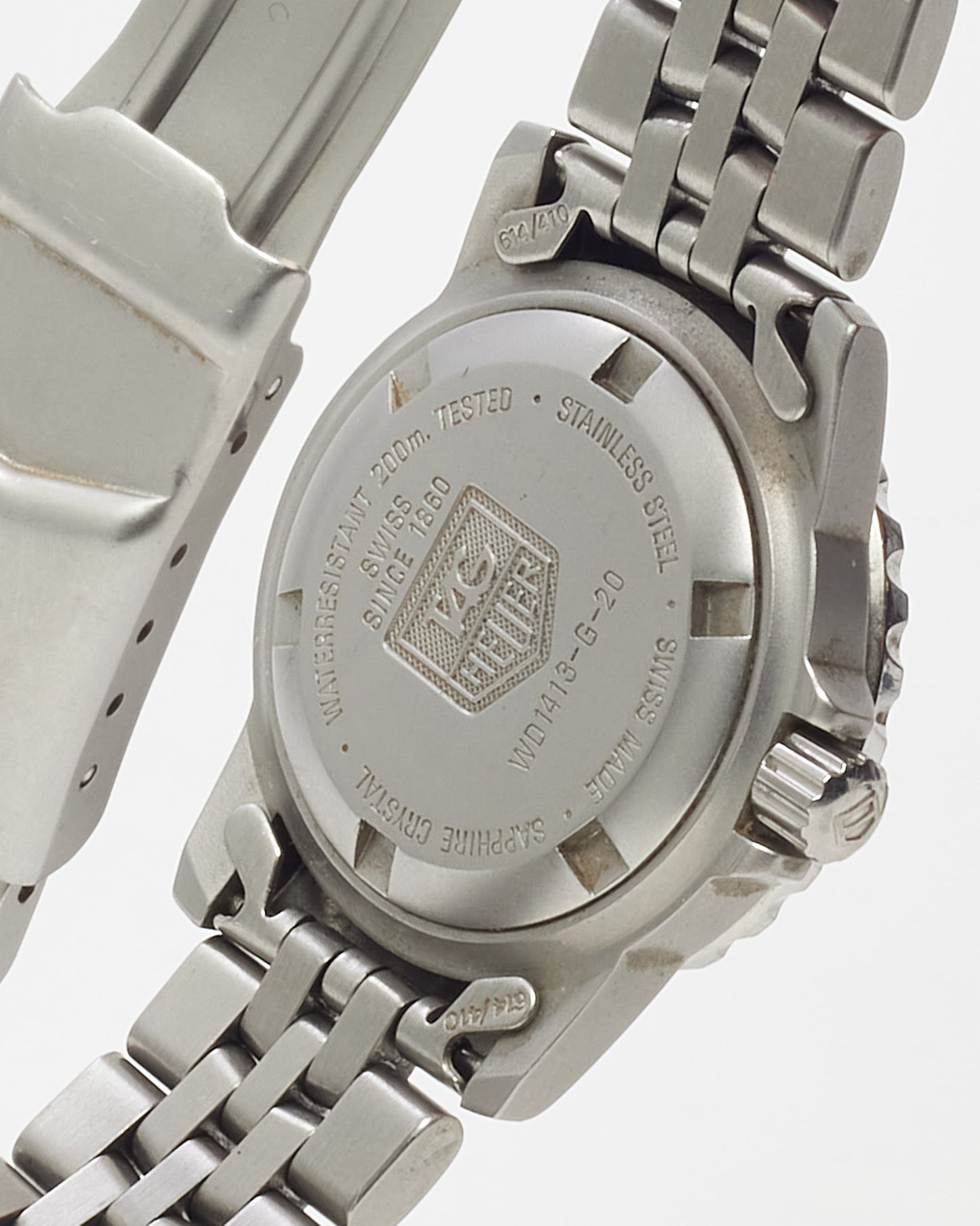 Tag Heuer Stainless Professional 200M Tag 1500 Series Diver WD1413 28mm Watch