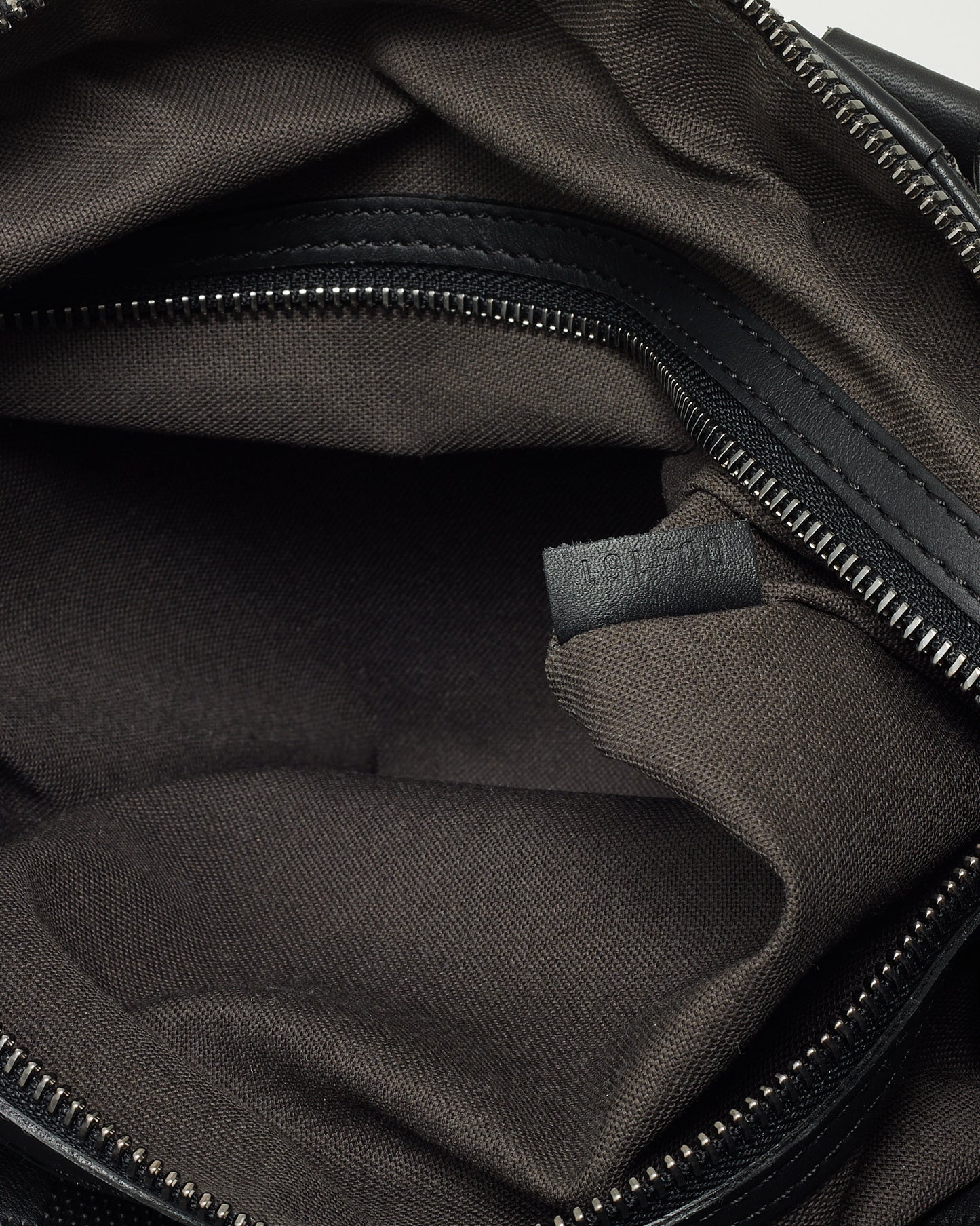 Louis Vuitton Black Damier Infini Leather Keepall Bandoulière 45