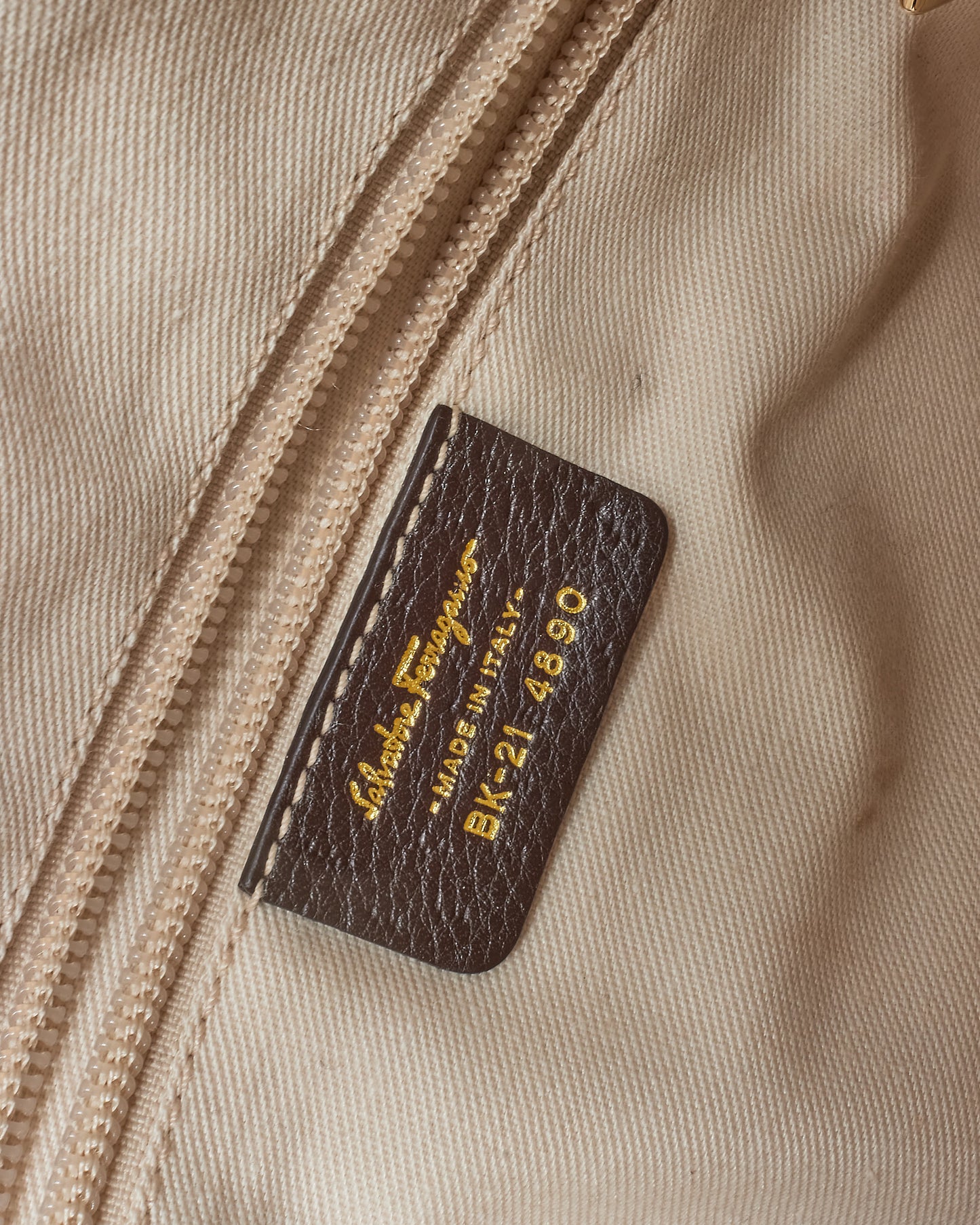 Salvatore Ferragamo Brown Cow Print Pony Hair Shoulder Bag