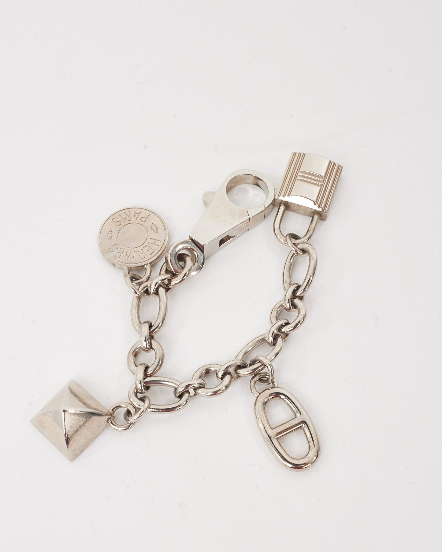 Hermès Silver Palladium Olga 4 Amulet Bag Charm