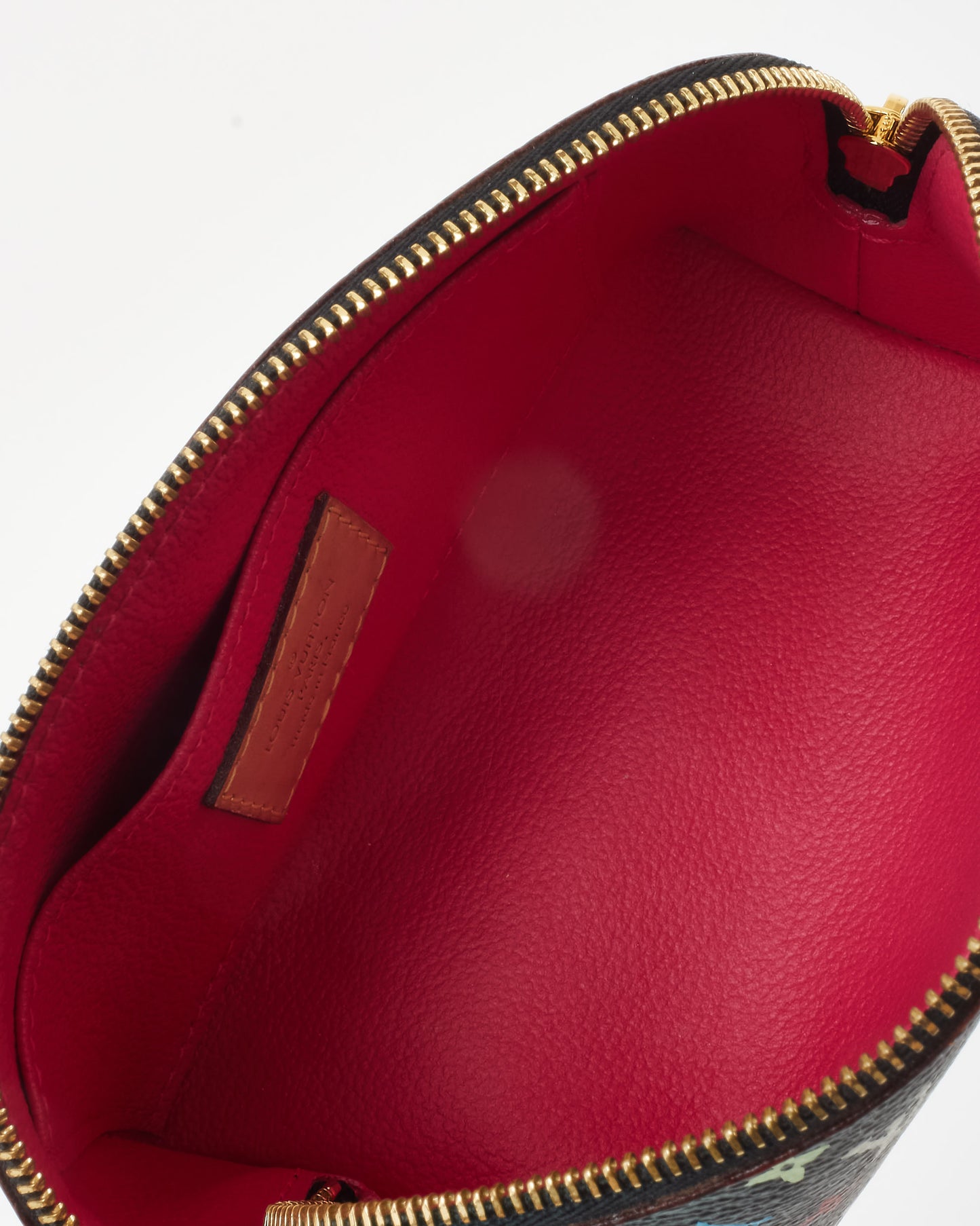 Louis Vuitton Black Monogram Multicolor Coated Canvas Cosmetic Pouch