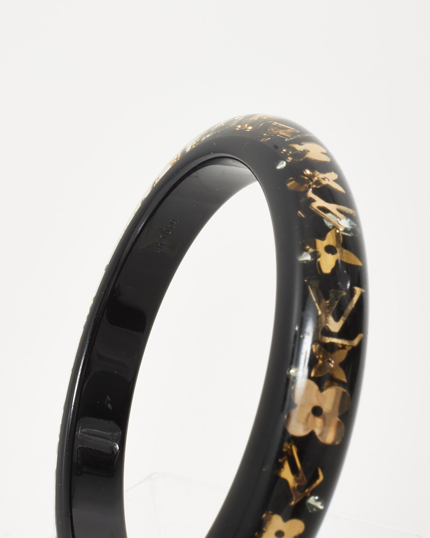 Louis Vuitton Purple Resin Monogram Inclusion Bangle Bracelet - M