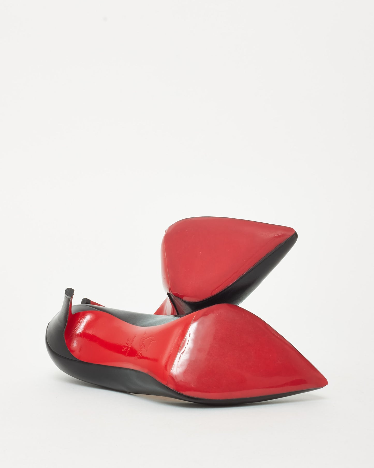 Christian Louboutin Black Nappa Leather So Kate 100mm Pumps - 37.5