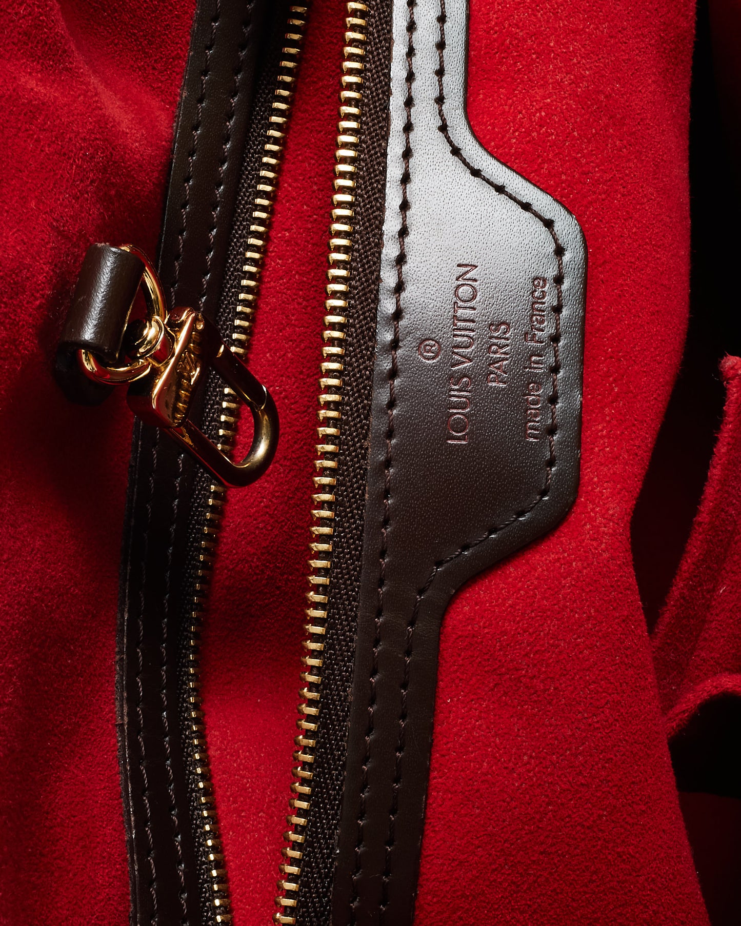 Louis Vuitton Damier Ebene Coated Canvas Hampstead PM Shoulder Bag