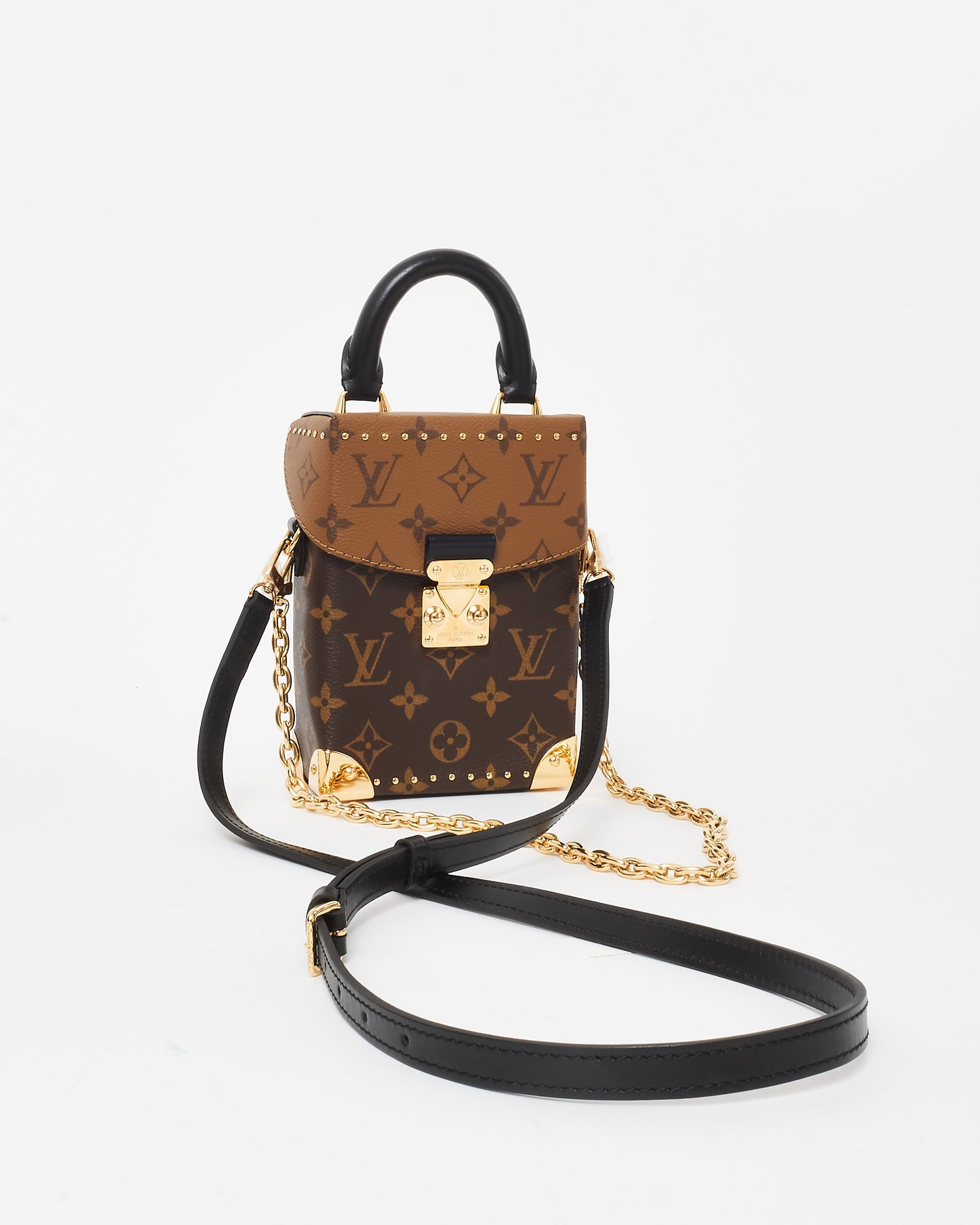 Louis Vuitton Reverse Monogram Coated Canvas Camera Box Bag