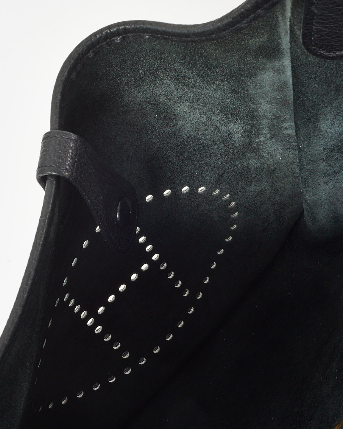 Hermès Black Leather Evelyne I GM Crossbody