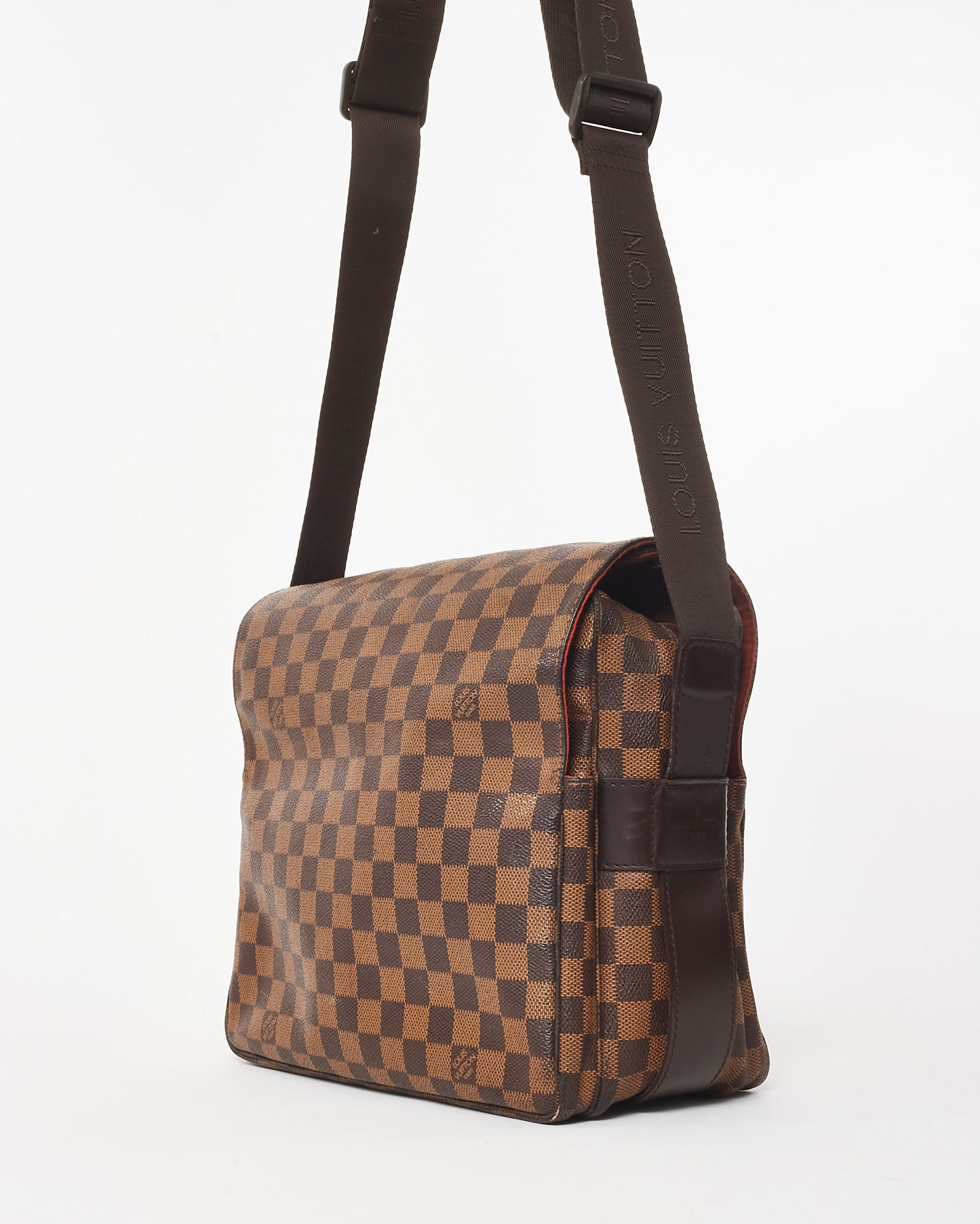 Louis Vuitton Damier Ebene Coated Canvas Naviglio Crossbody Bag