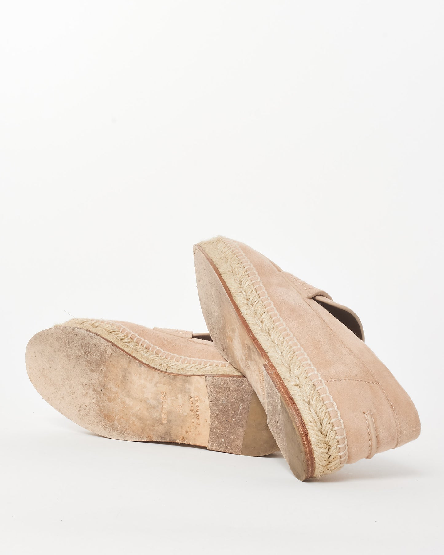 Hermès Beige Suede Tip Espadrilles - 38