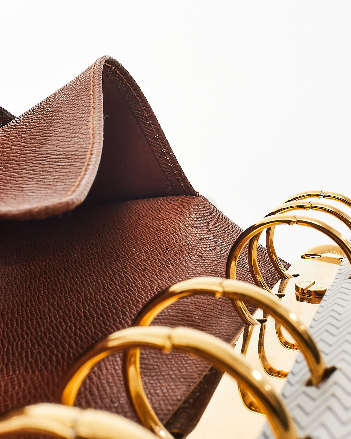 Louis Vuitton Monogram Medium Ring Agenda Cover w/ Initials