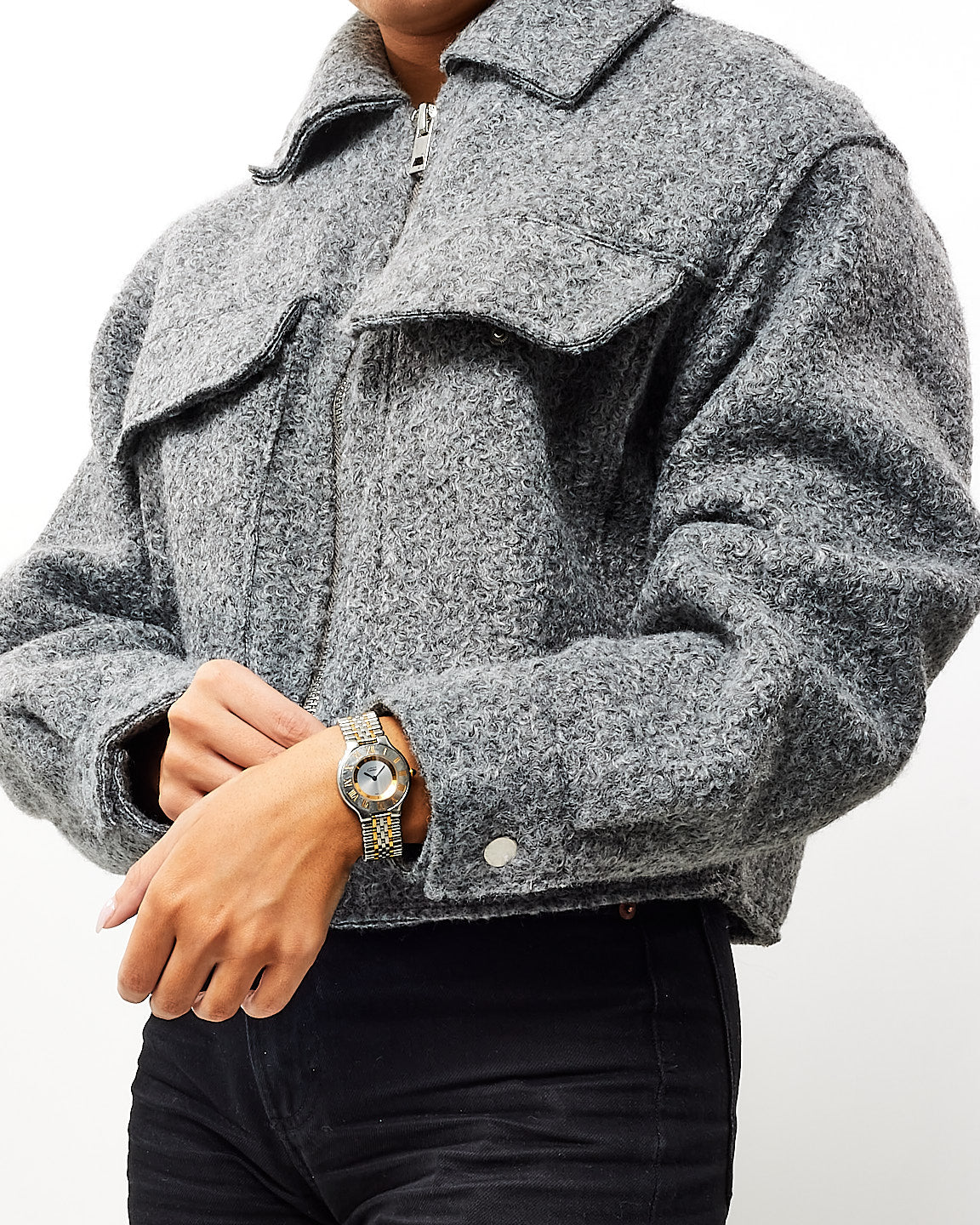 Cartier Vintage Stainless Steel & Gold Two-Tone 21 Must de Cartier Watch 28mm