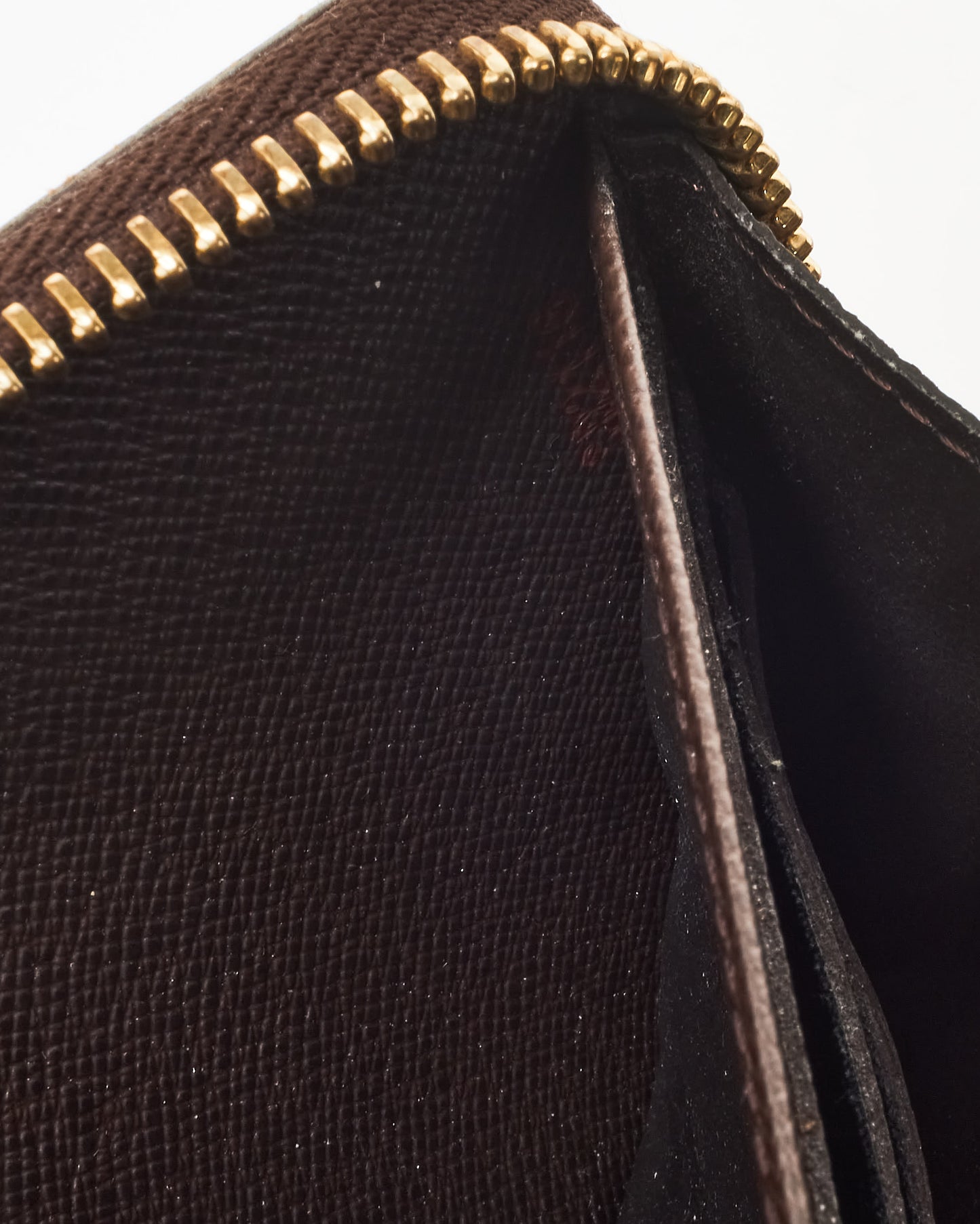 Louis Vuitton Damier Ebene Coated Canvas Long Zippy Wallet