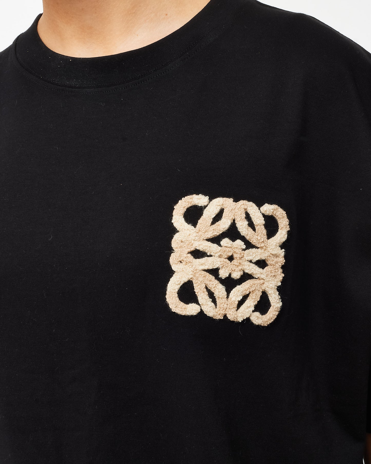 Loewe Black Paula's Ibiza Logo-Appliquéd Cotton-Jersey T-Shirt - XS