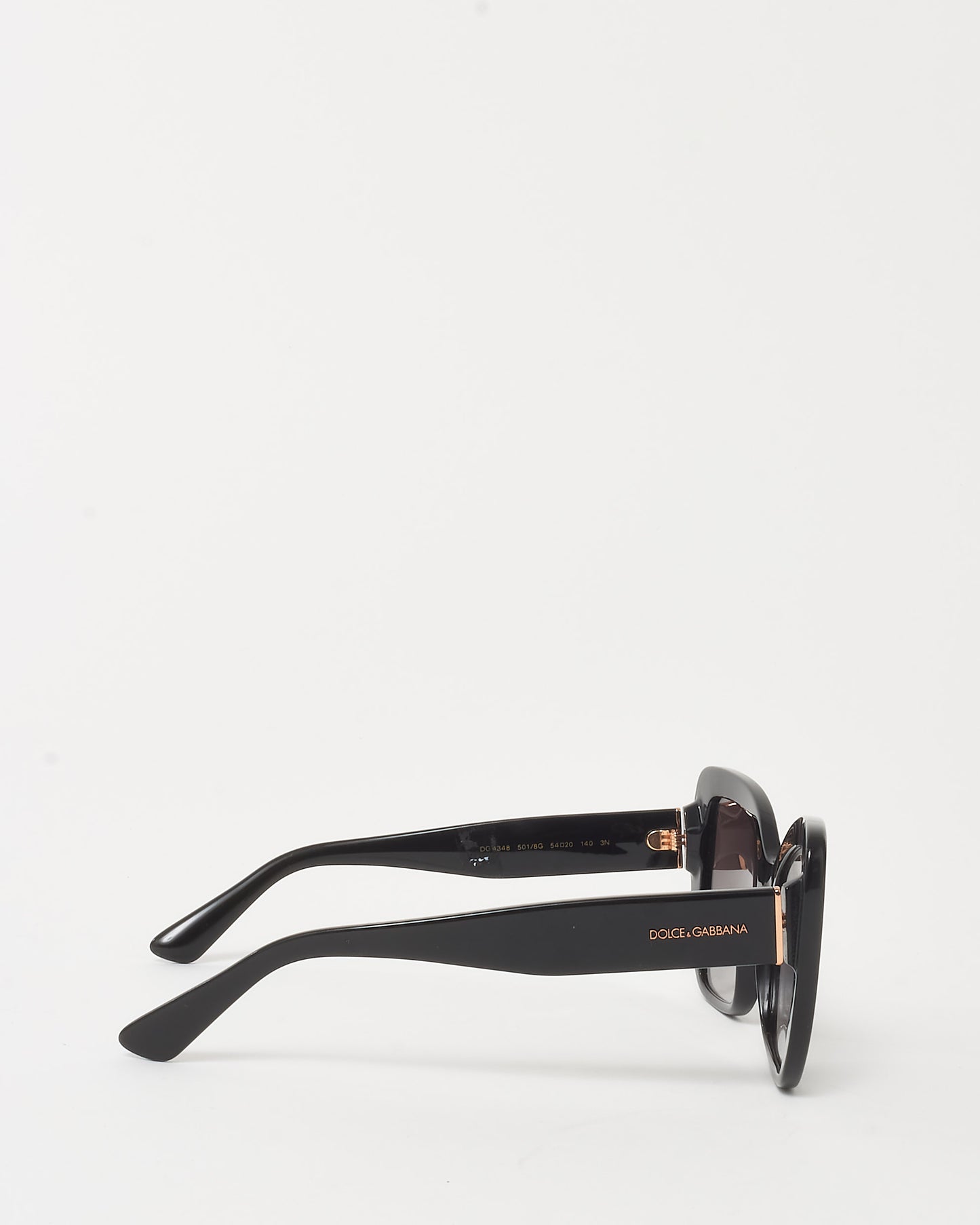 Dolce & Gabbana Black DG4348 Oversize Butterfly Sunglasses