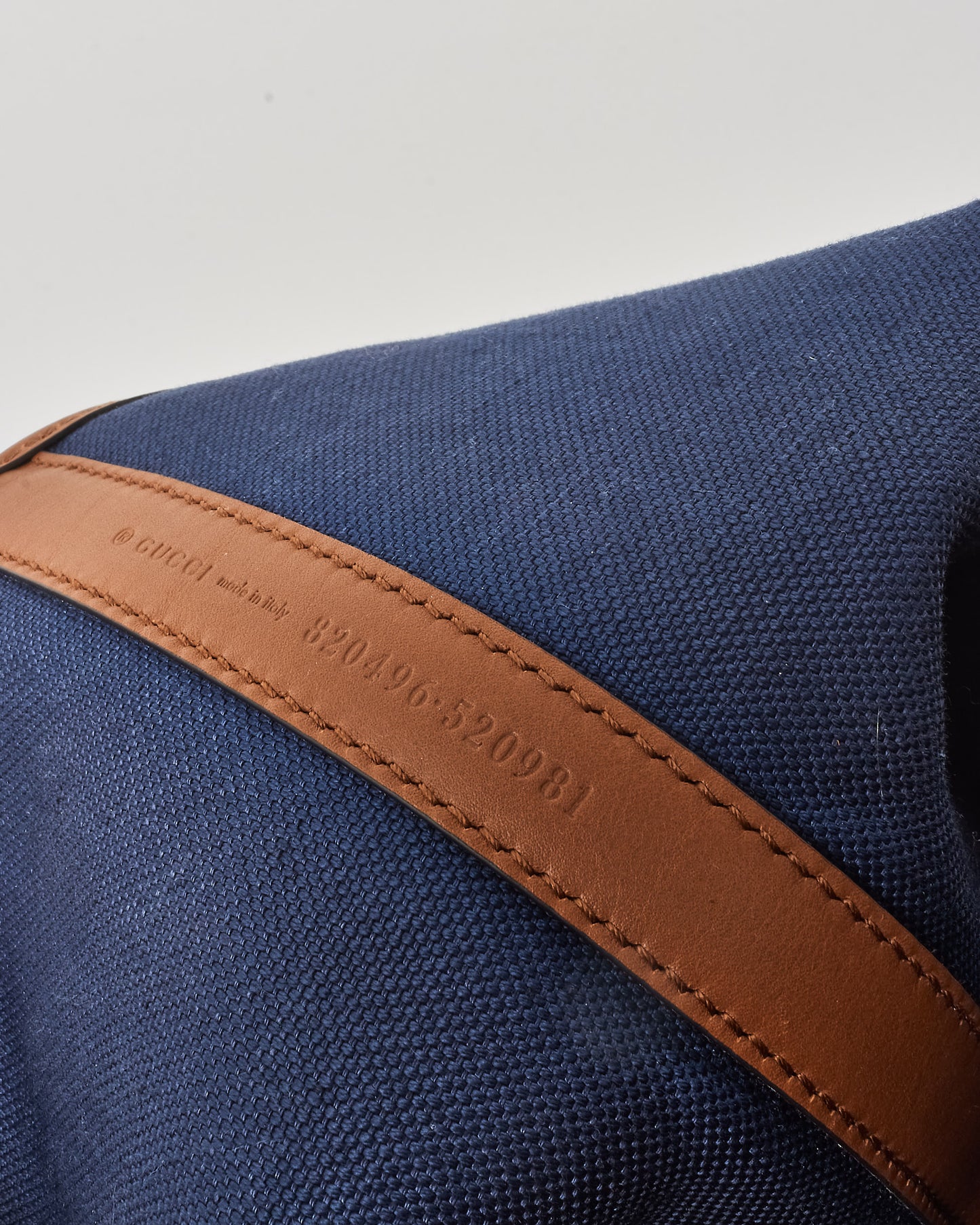 Gucci Navy Blue GG Denim Totissima Small Tote Bag