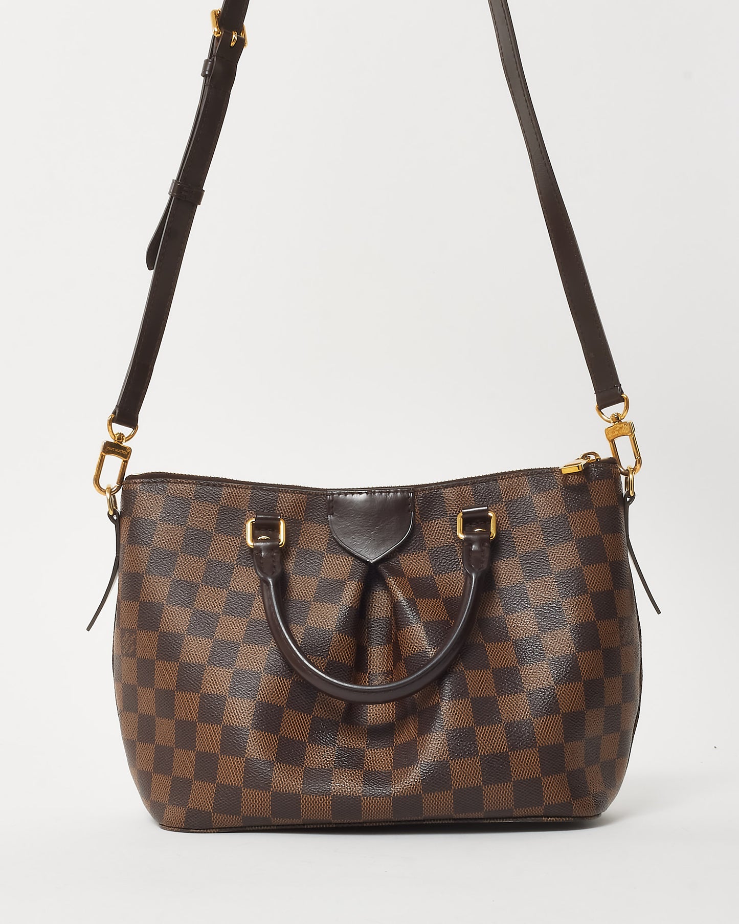 Louis Vuitton Damier Ebene Coated Canvas Palermo PM 2Way Bag