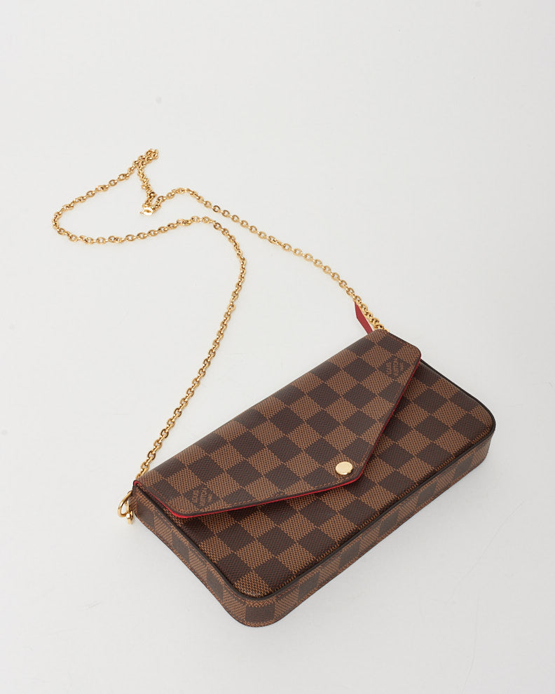 Louis Vuitton Damier Ebene Canvas Felicie Pochette Crossbody