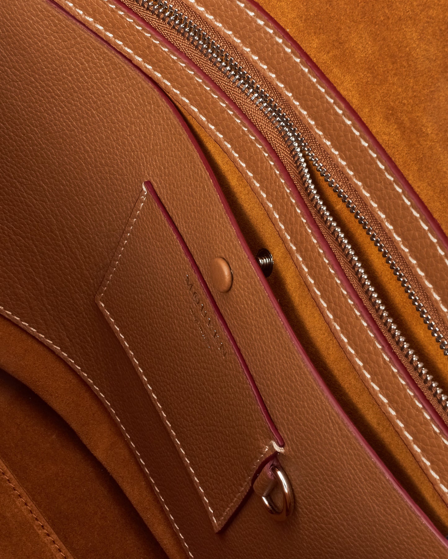 Alexander McQueen Light Brown Tan Textured Leather T-Bar Sling Shoulder Bag