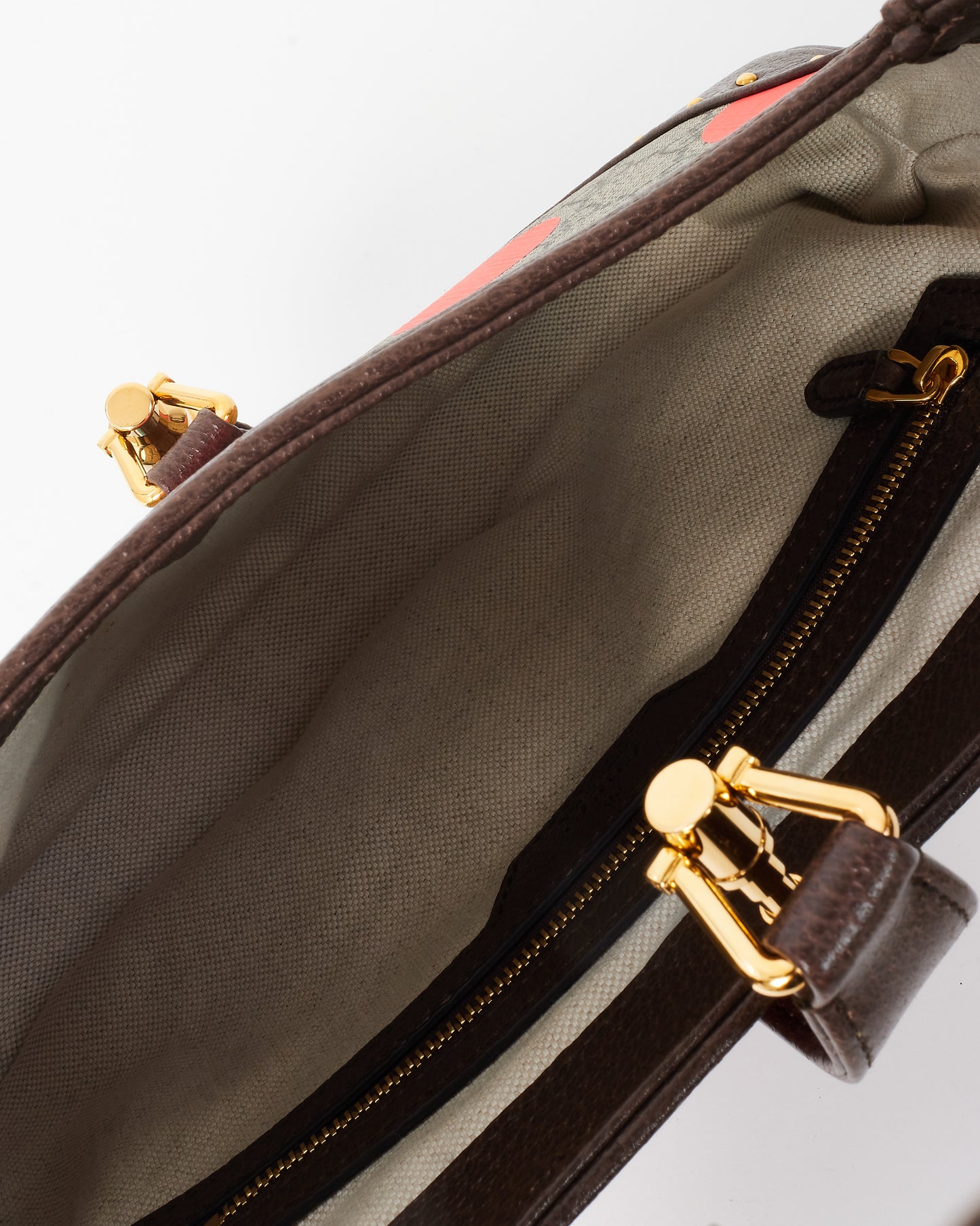 Gucci GG Supreme Monogram Geometric Polka Dot Studded Small Jackie 1961 Hobo Bag w/ Strap