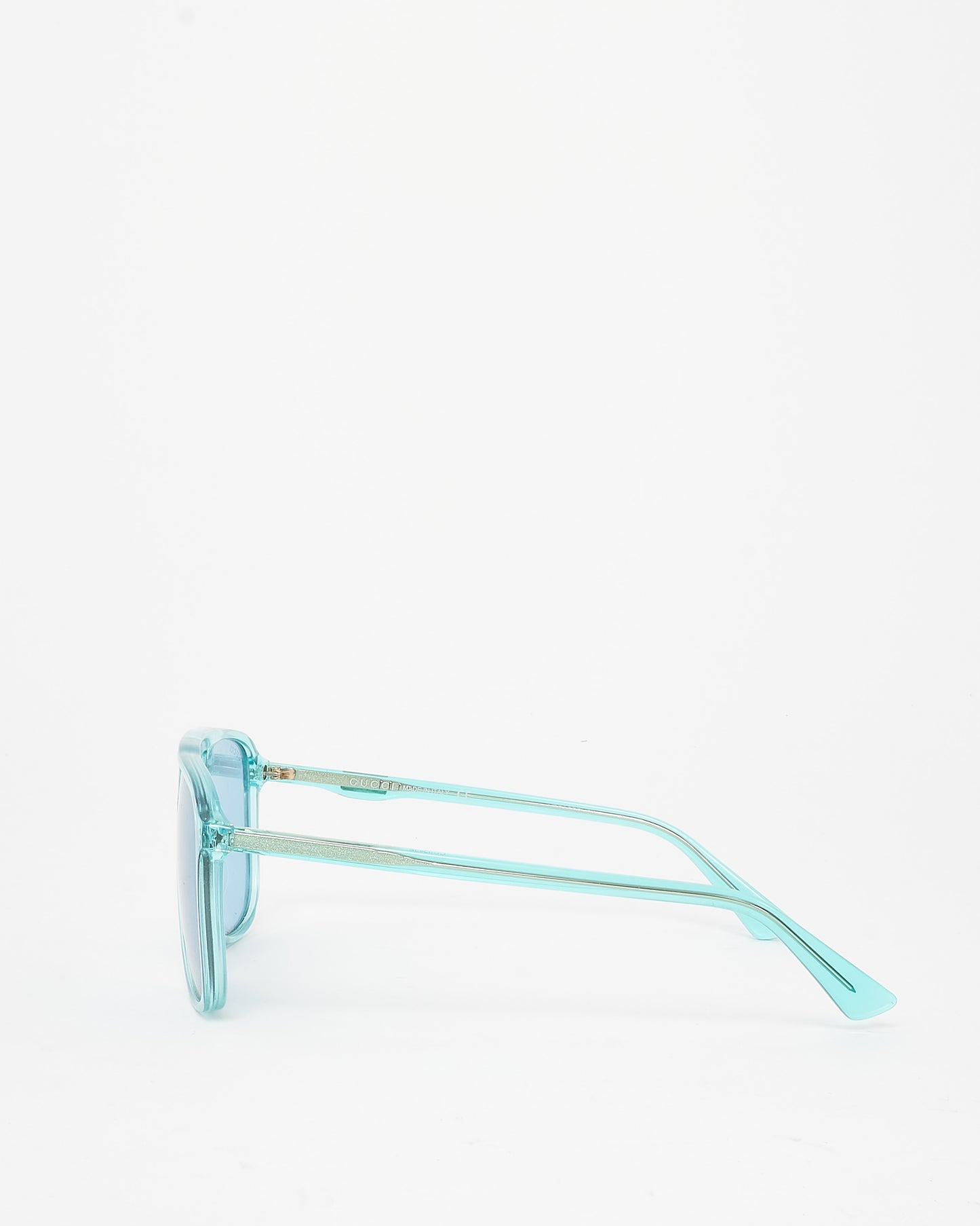 Gucci Light Blue Acetate G0262S Aviator Sunglasses