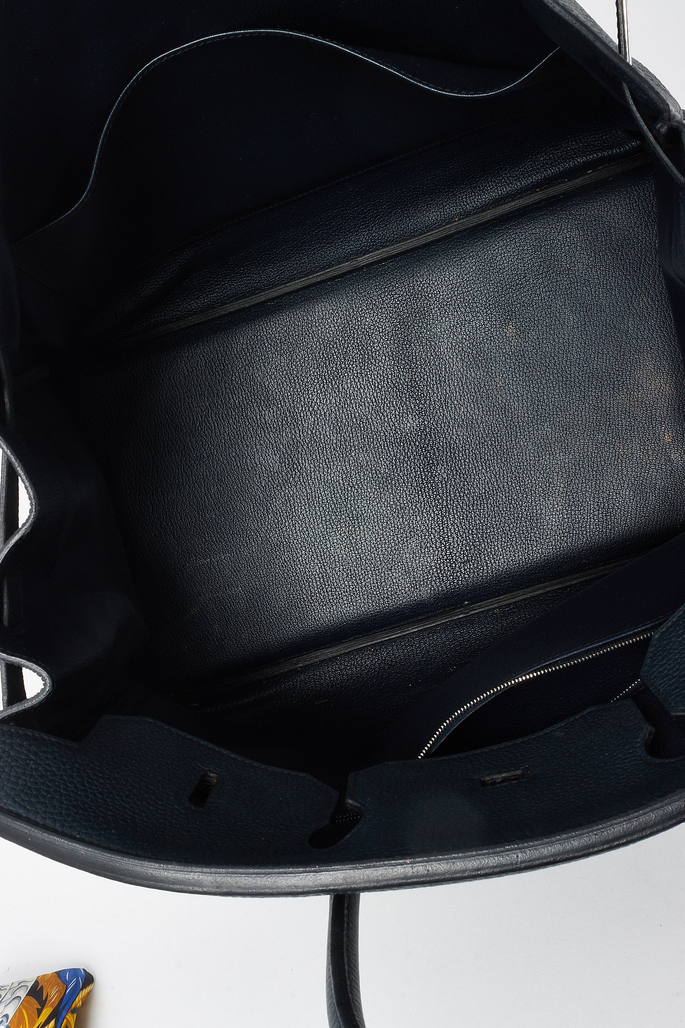 Hermès Navy Blue Togo Leather Birkin 40 PHW