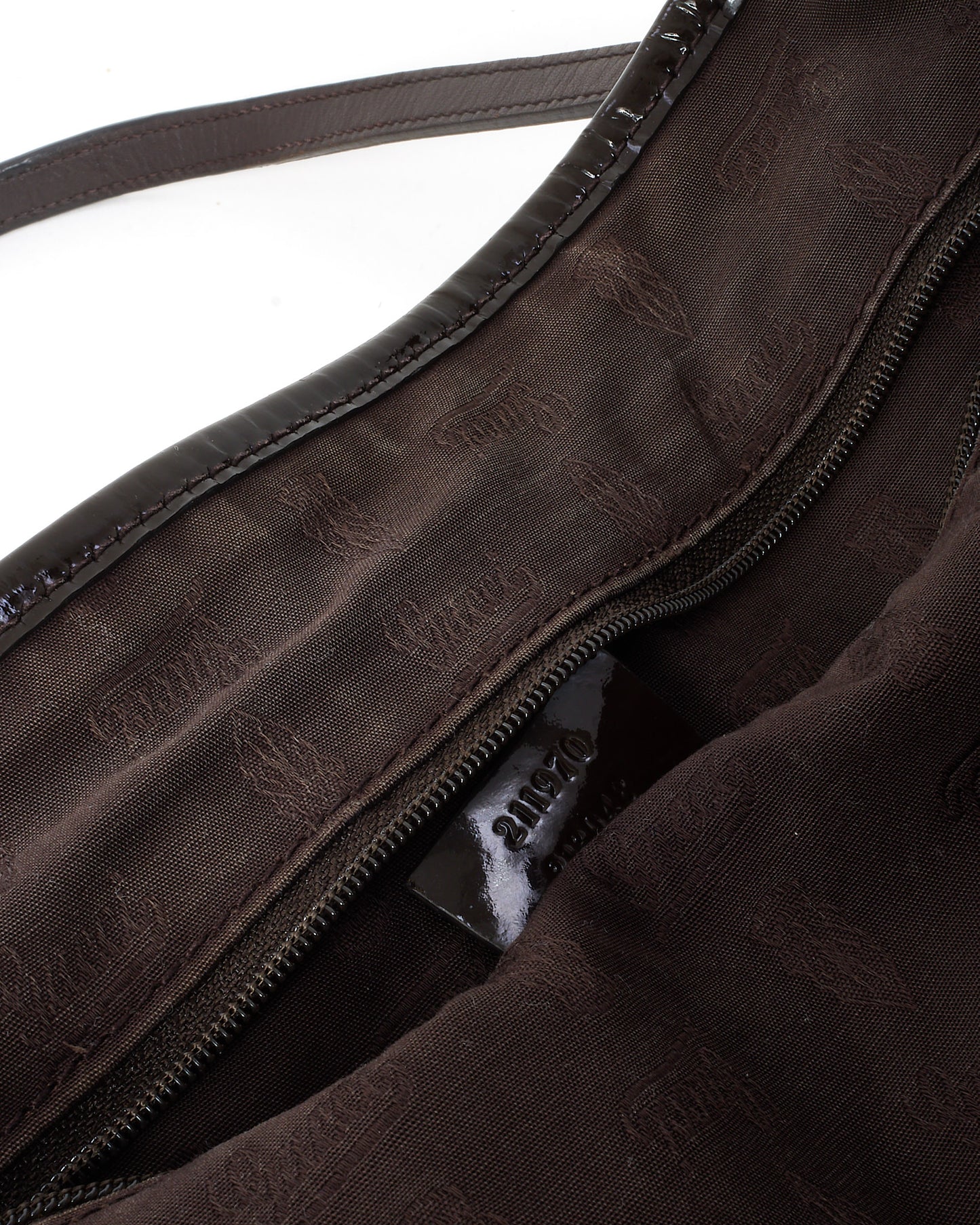 Gucci Beige & Ebony GG Monogram Canvas Web Jolie Tote