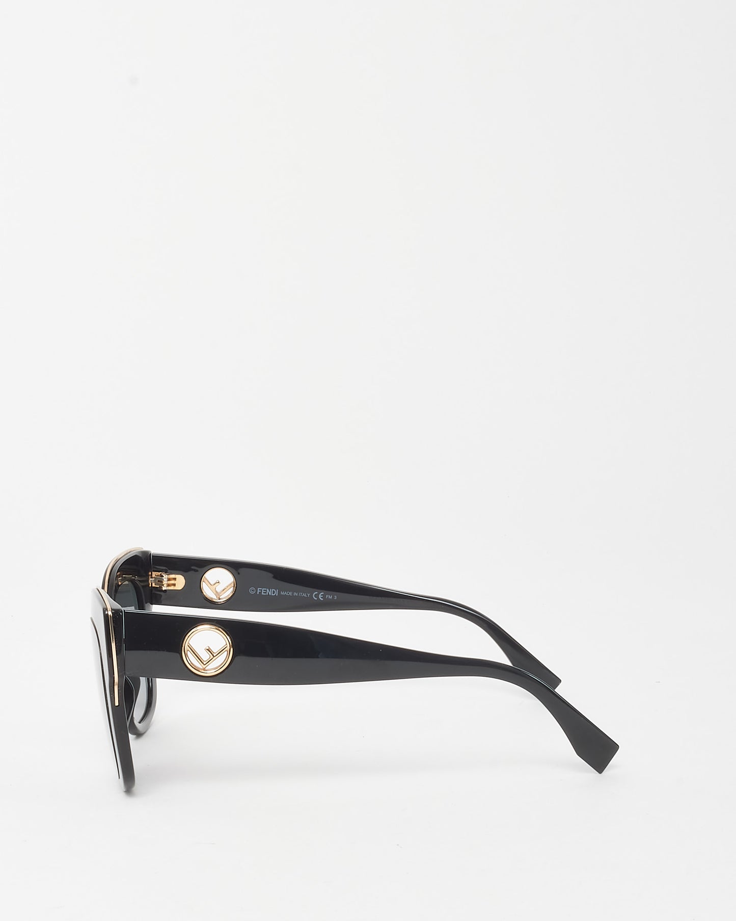 Fendi Black Acetate FF 0359 G S F is for Fendi Cat Eye Sunglasses