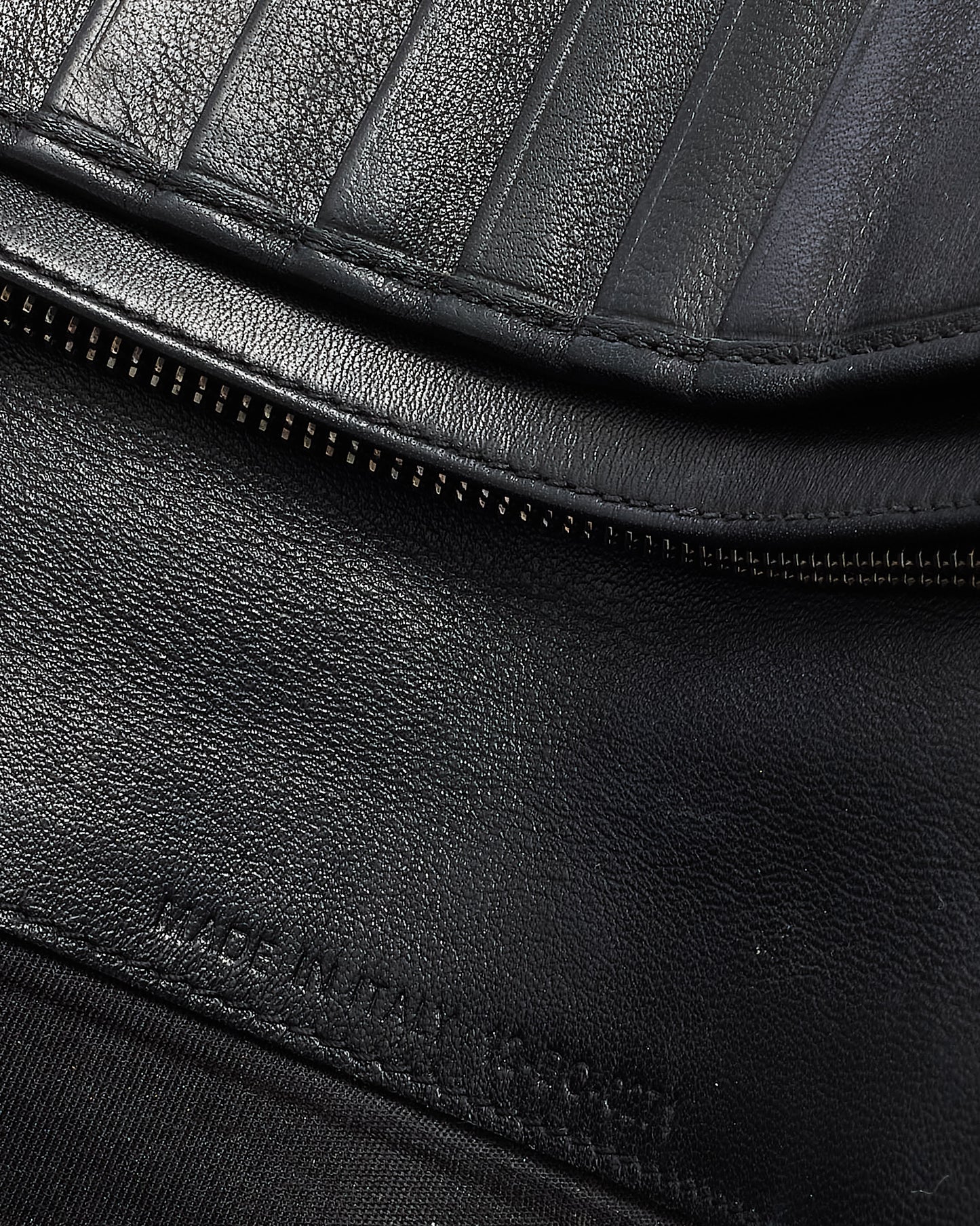 Dior Black Dior Oblique Jacquard Canvas Long Vertical Wallet