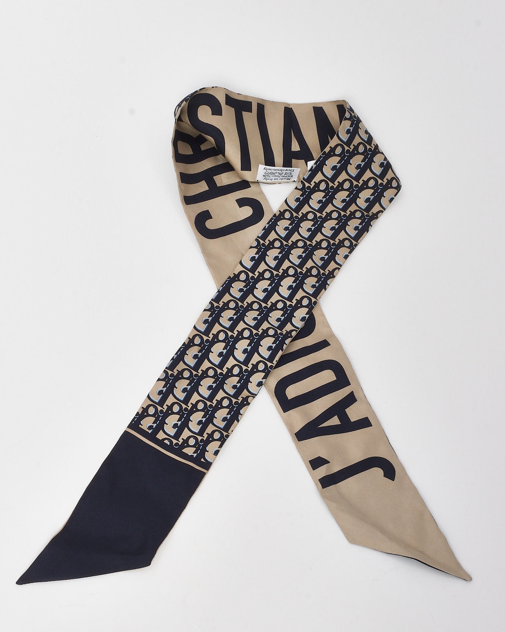 Dior Oblique Mitzah Twilly Scarf Dior Dior Oblique Mitzah Scarf