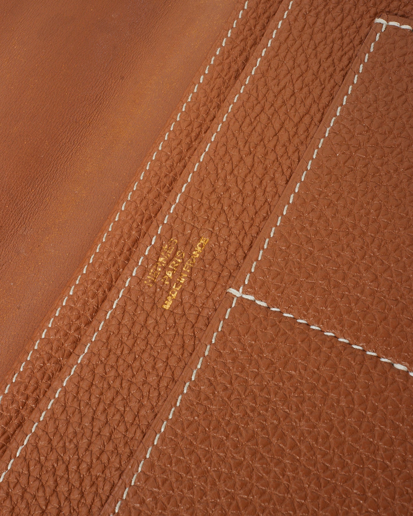 Hermès Tan Leather Dogon Combined Duo Wallet
