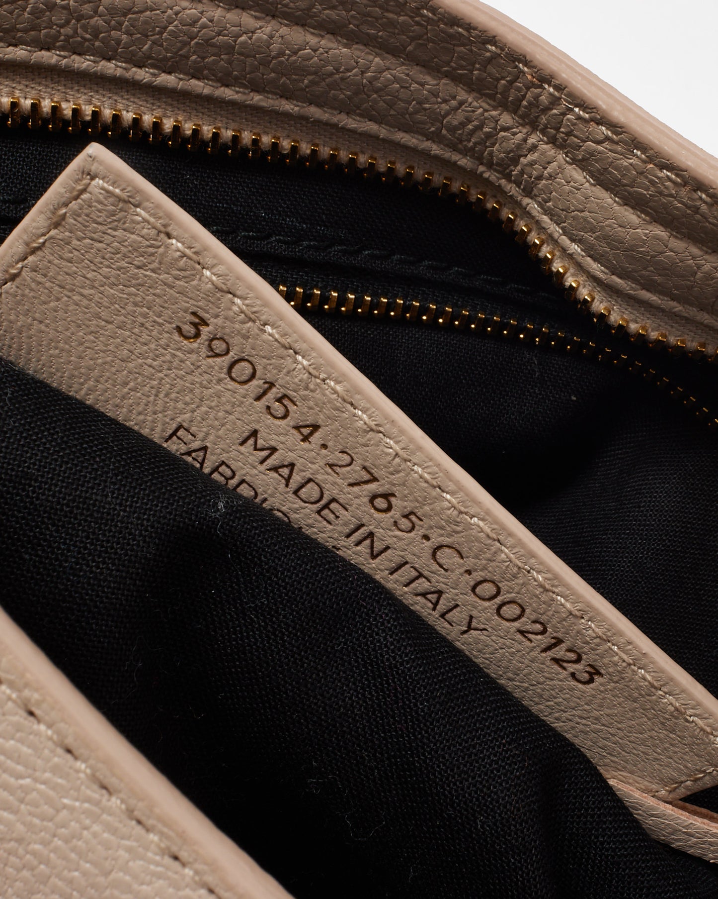 Balenciaga Blush Pink Beige Praline Leather Gold Metallic Edge Moto City Bag