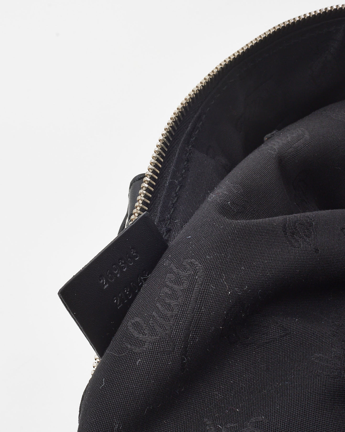 Gucci Black GG Monogram Imprime Coated Canvas Web Carry On Duffle