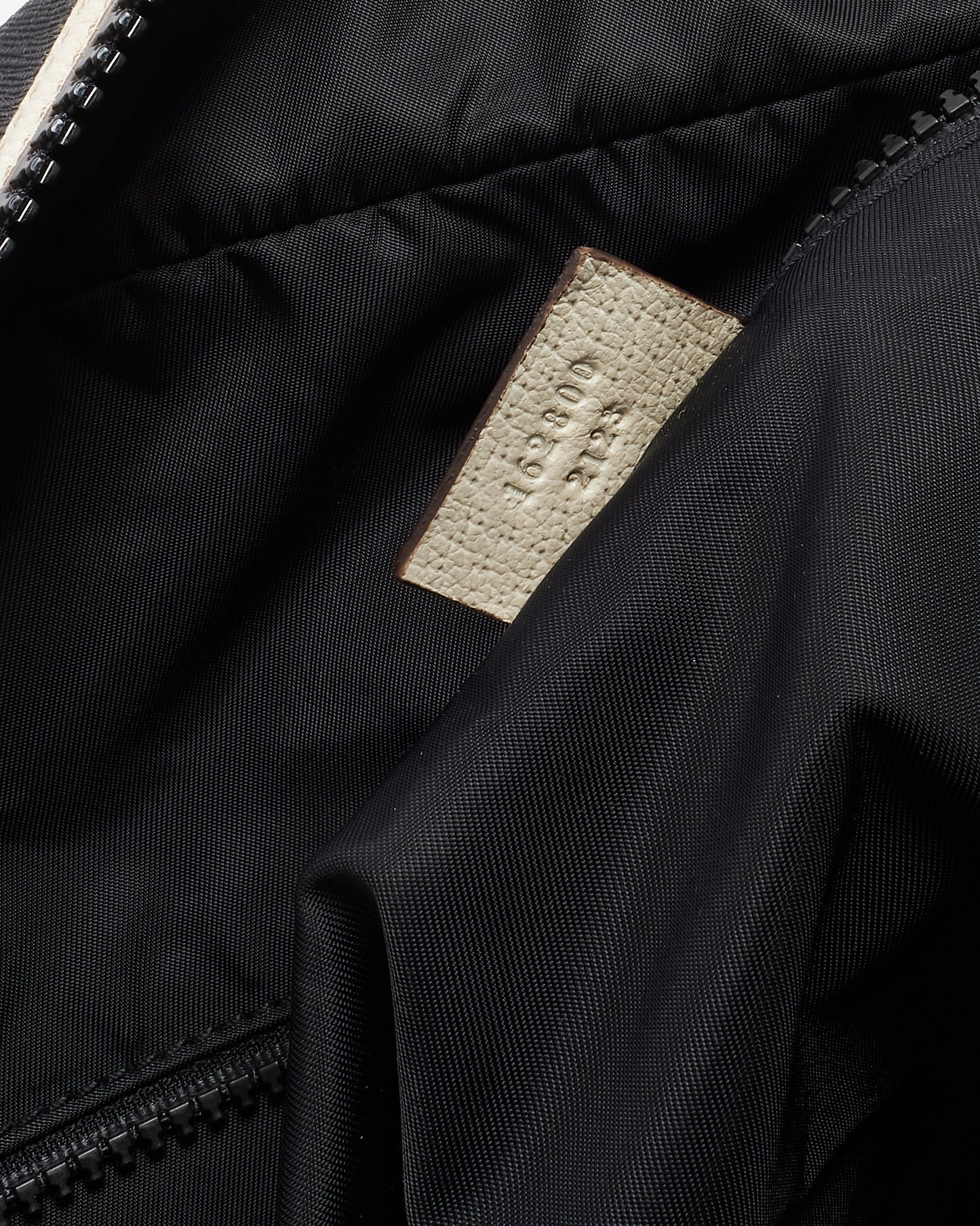 Gucci Black & White PVC Canvas Gucci Trademark Logo Bowler Duffle Bag with Strap